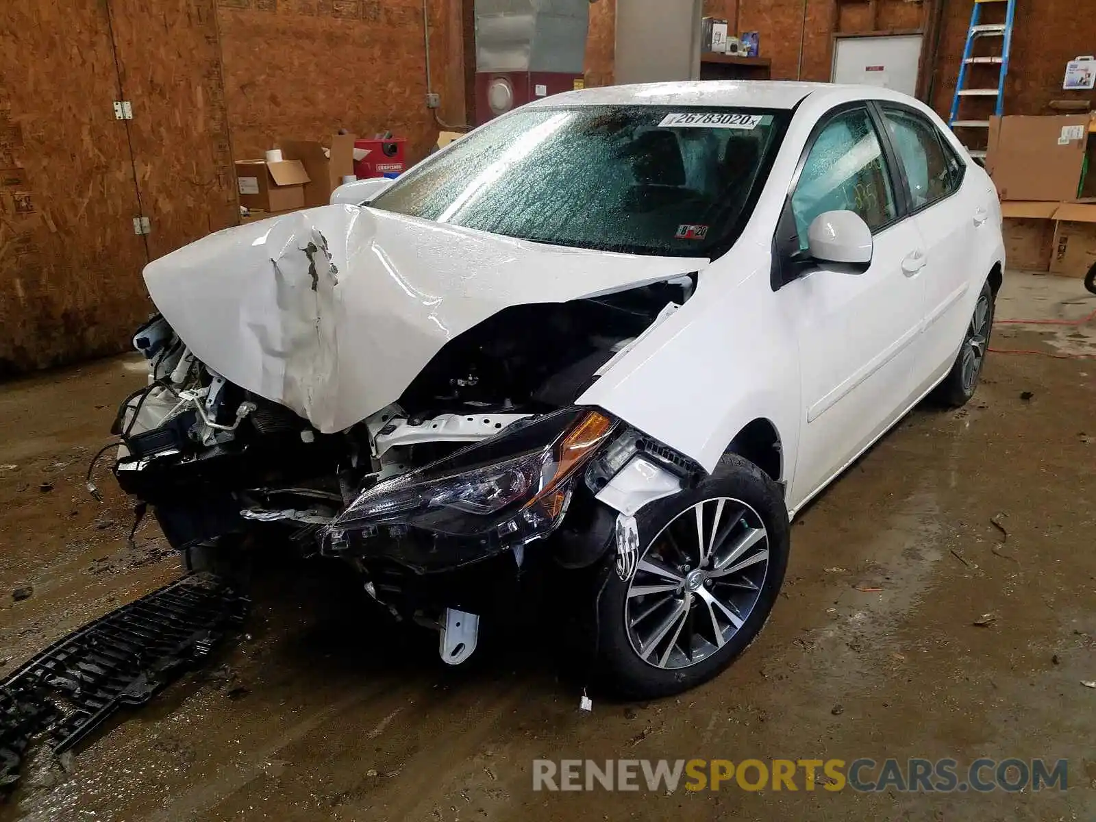 2 Photograph of a damaged car 2T1BURHE2KC134891 TOYOTA COROLLA 2019