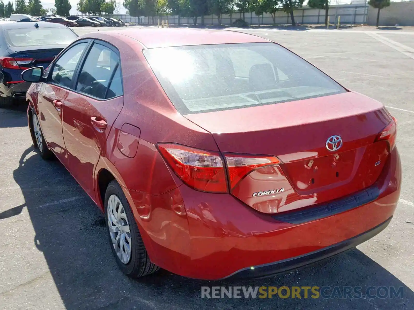 3 Photograph of a damaged car 2T1BURHE2KC135541 TOYOTA COROLLA 2019