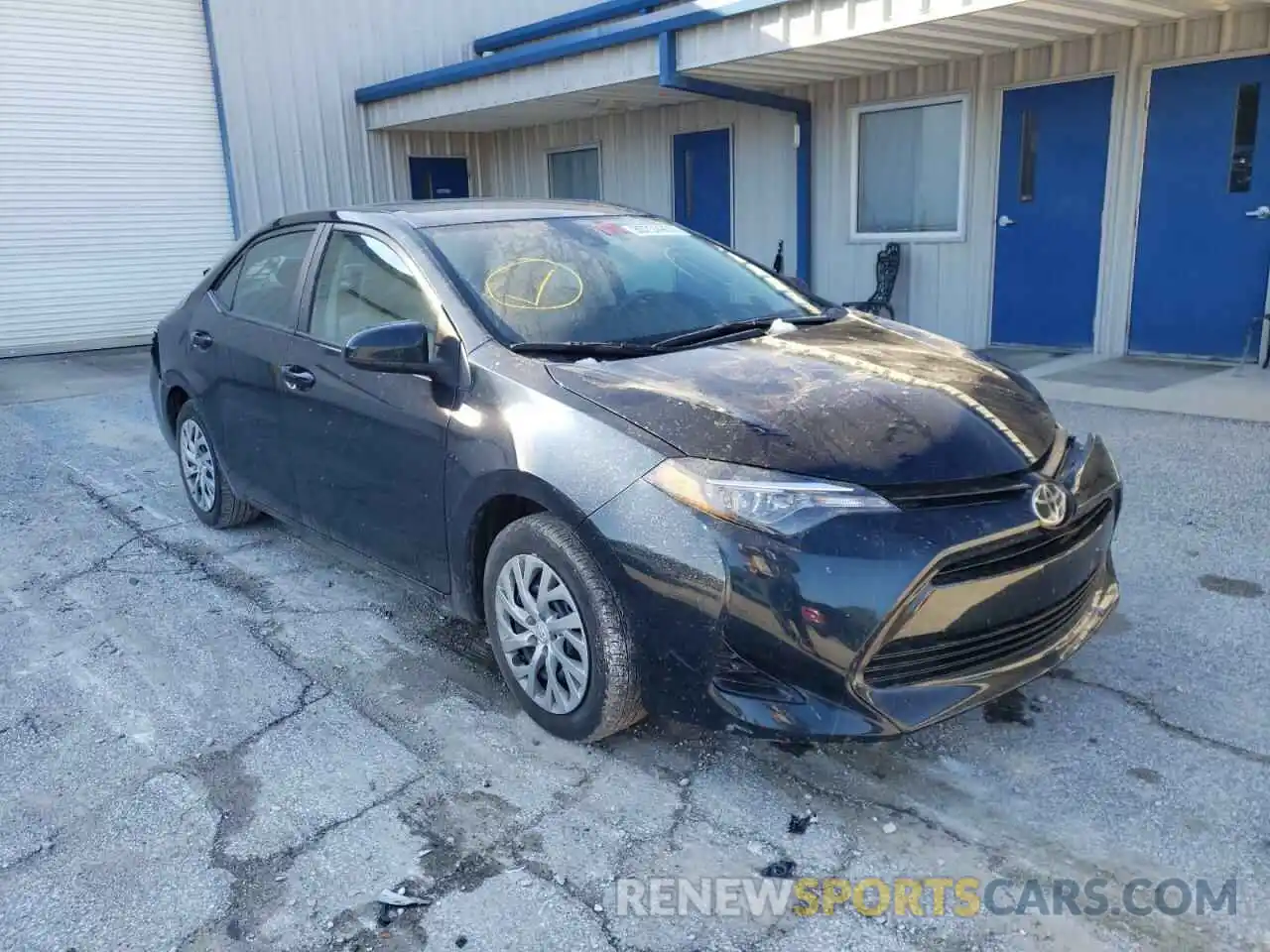 1 Photograph of a damaged car 2T1BURHE2KC135734 TOYOTA COROLLA 2019