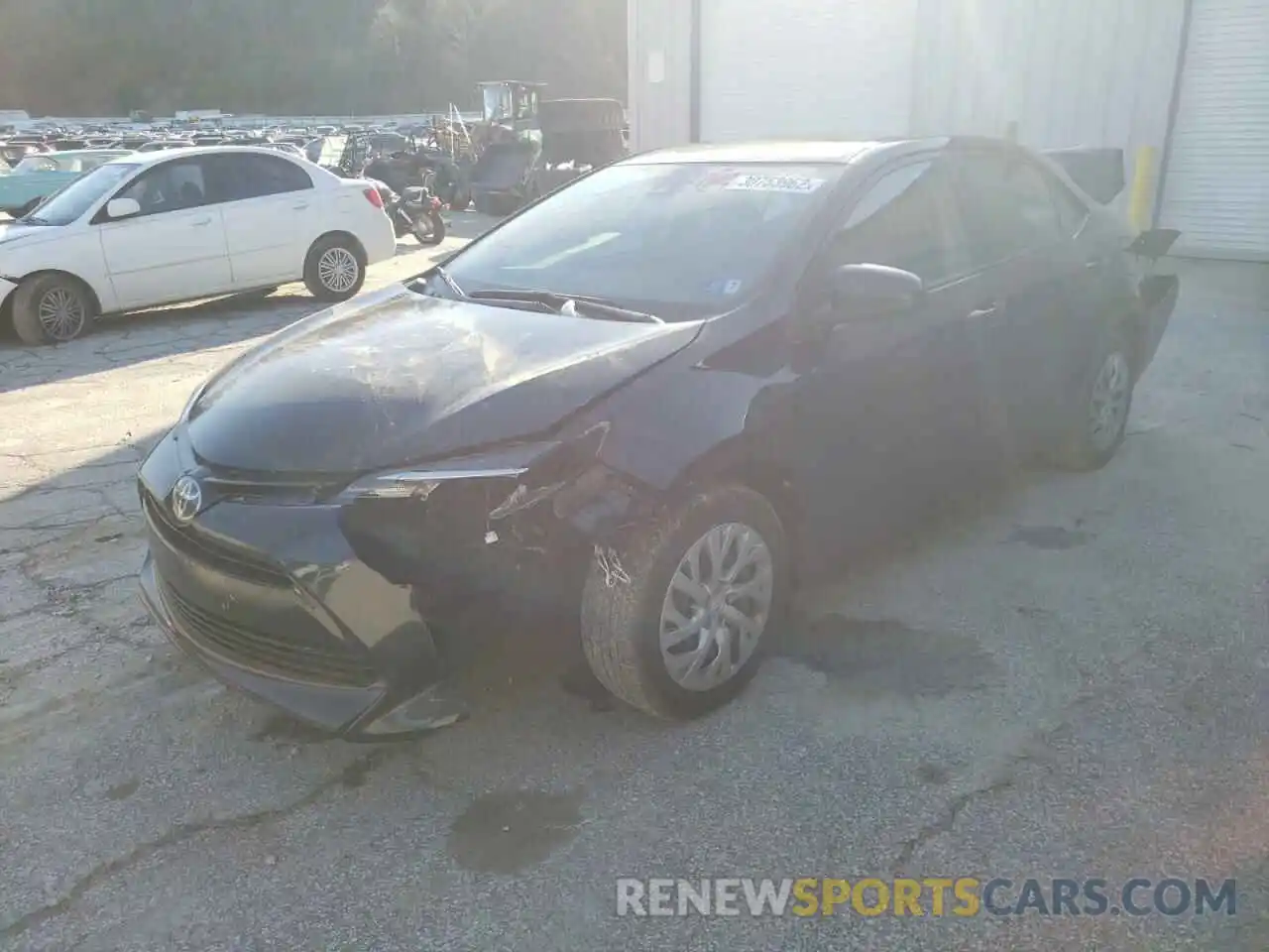 2 Photograph of a damaged car 2T1BURHE2KC135734 TOYOTA COROLLA 2019