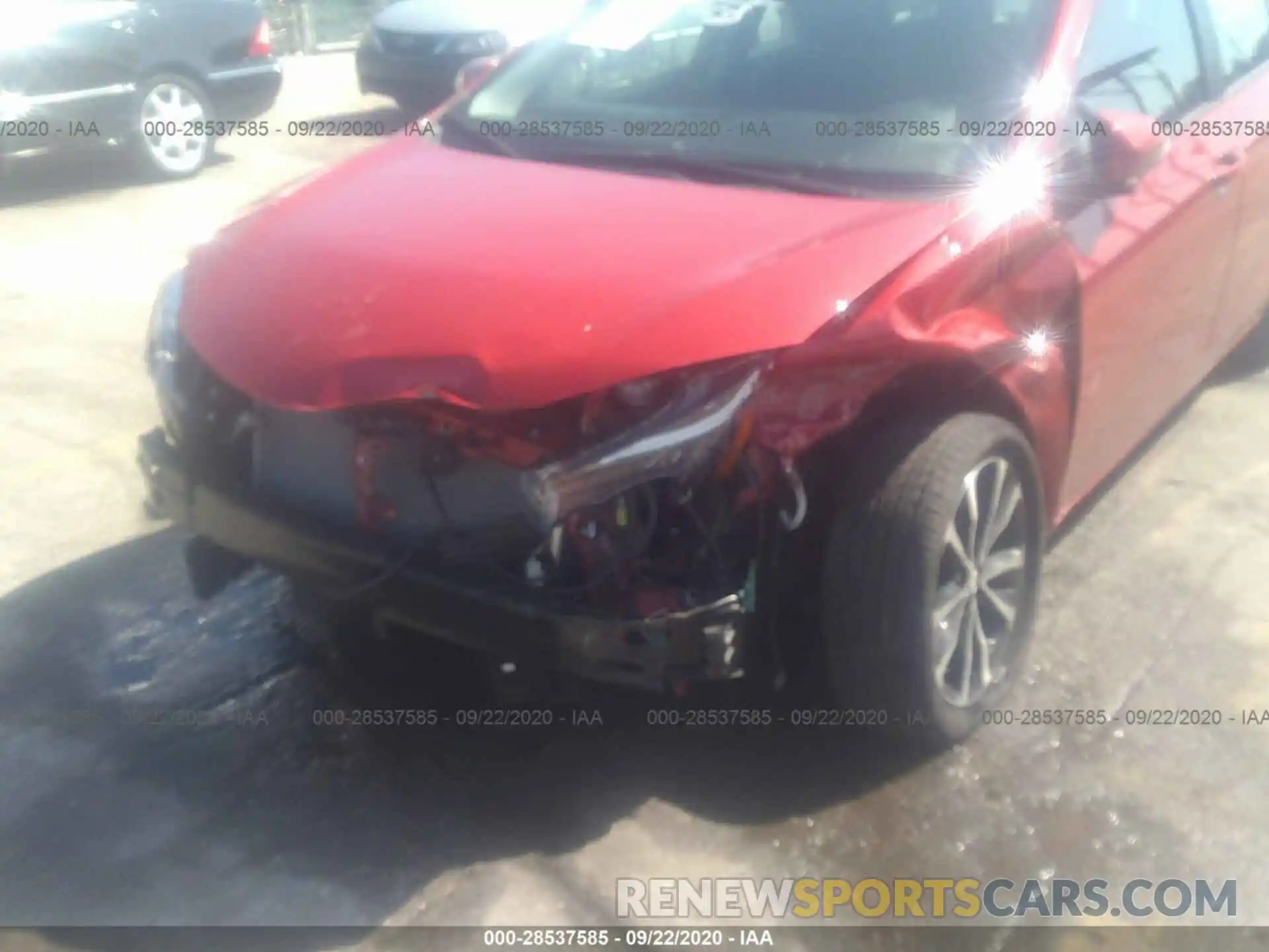 6 Photograph of a damaged car 2T1BURHE2KC135877 TOYOTA COROLLA 2019