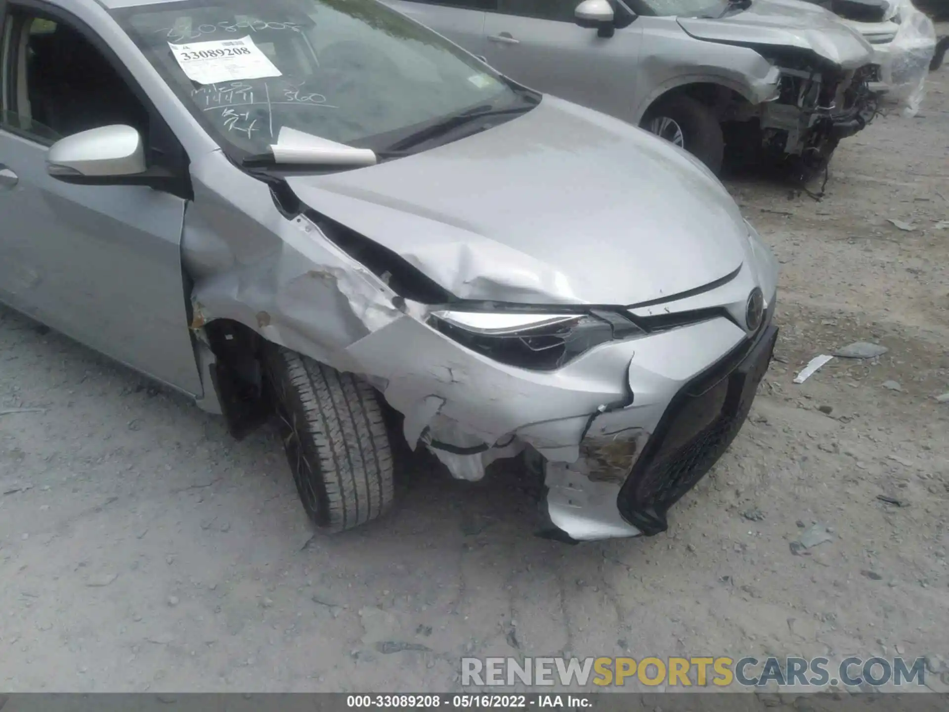 6 Фотография поврежденного автомобиля 2T1BURHE2KC136687 TOYOTA COROLLA 2019