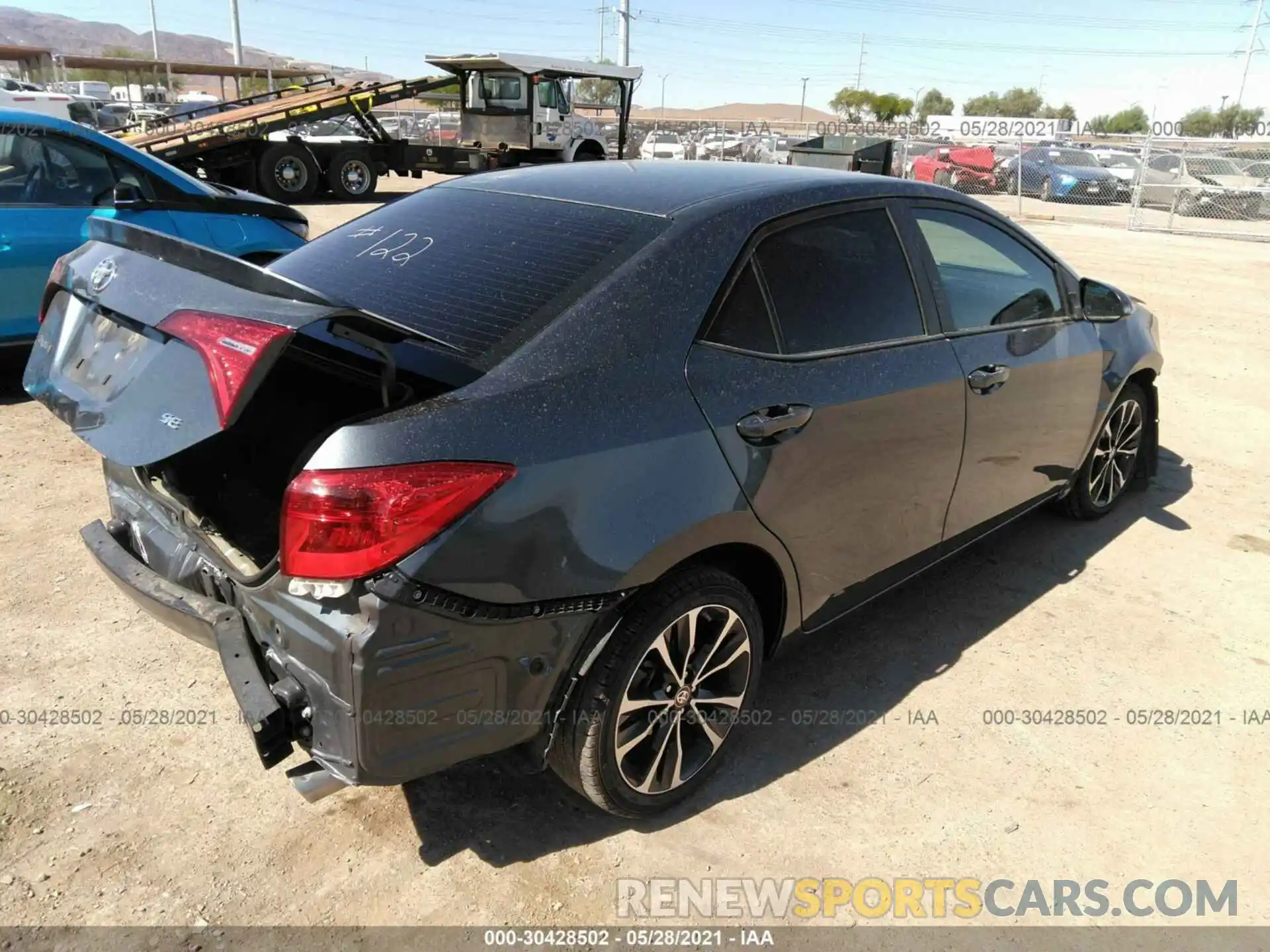 4 Photograph of a damaged car 2T1BURHE2KC136883 TOYOTA COROLLA 2019