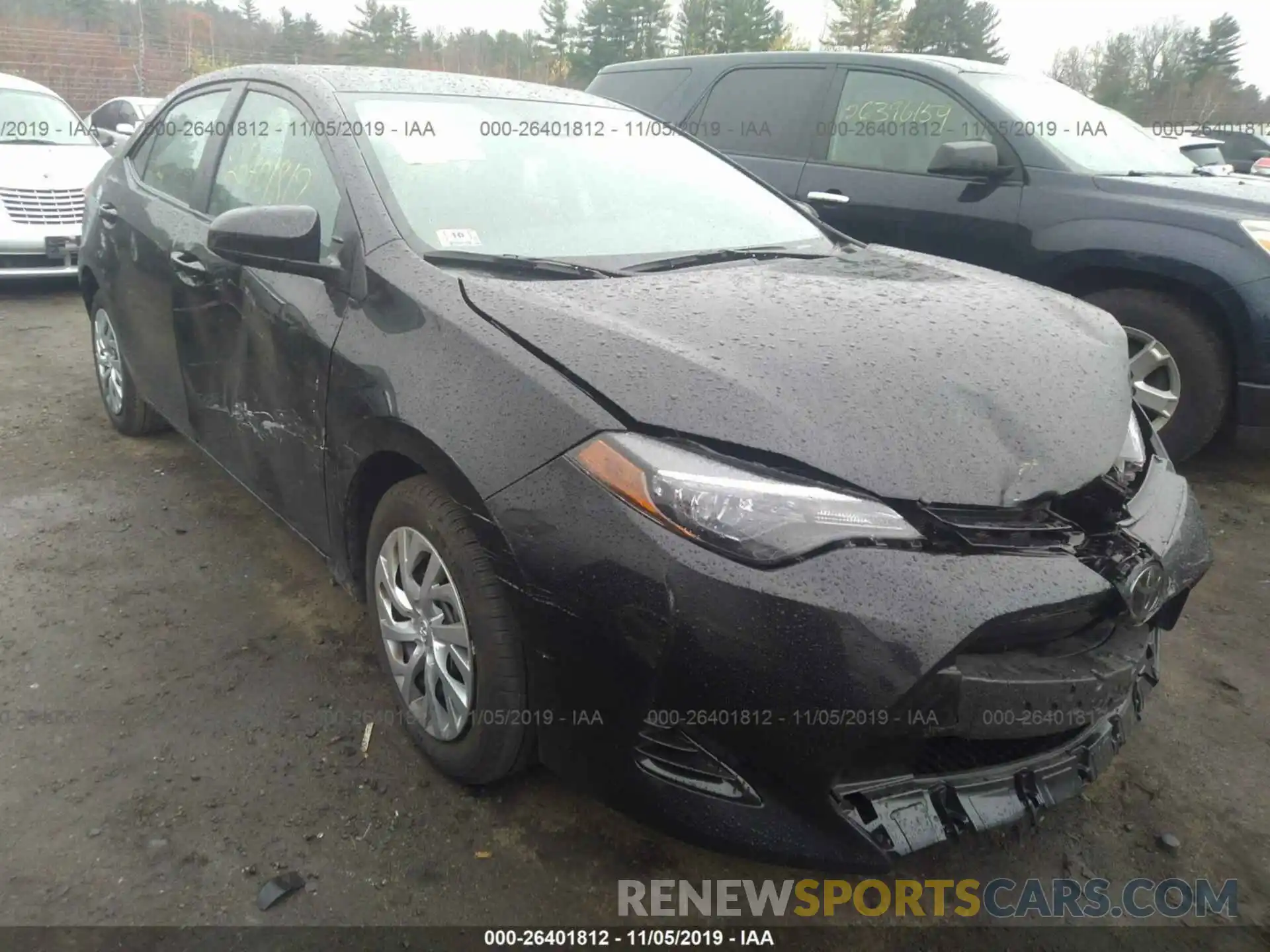 1 Photograph of a damaged car 2T1BURHE2KC137046 TOYOTA COROLLA 2019