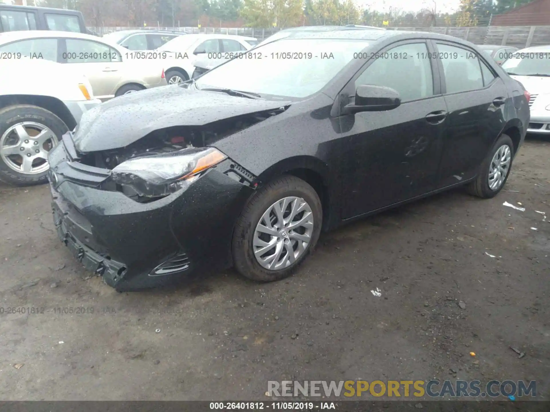 2 Photograph of a damaged car 2T1BURHE2KC137046 TOYOTA COROLLA 2019