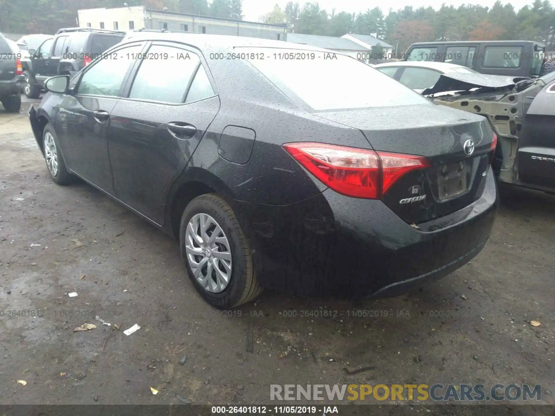 3 Photograph of a damaged car 2T1BURHE2KC137046 TOYOTA COROLLA 2019