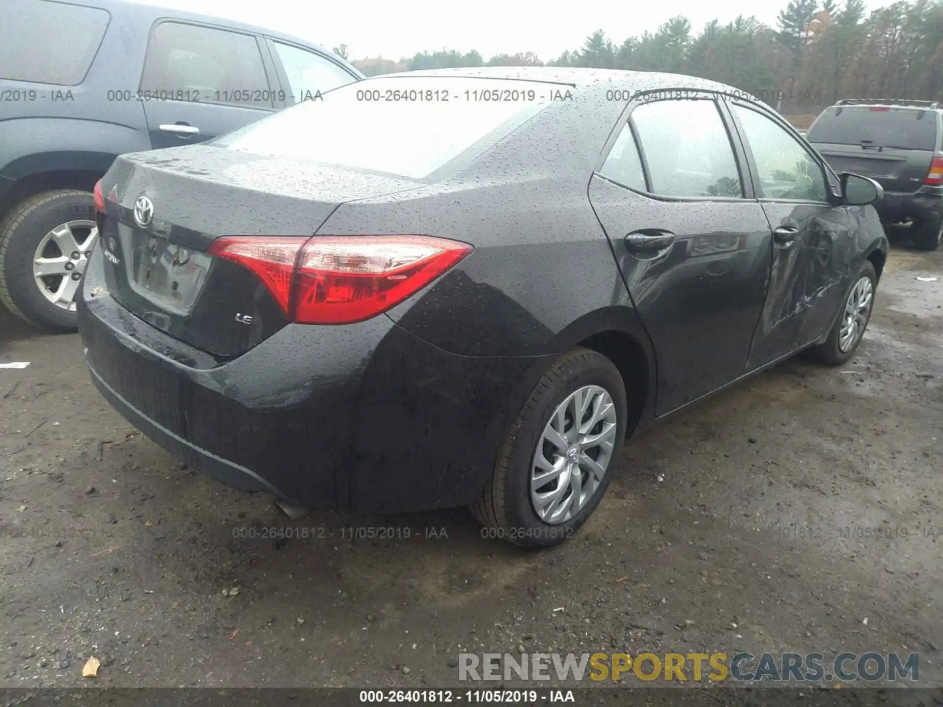 4 Photograph of a damaged car 2T1BURHE2KC137046 TOYOTA COROLLA 2019