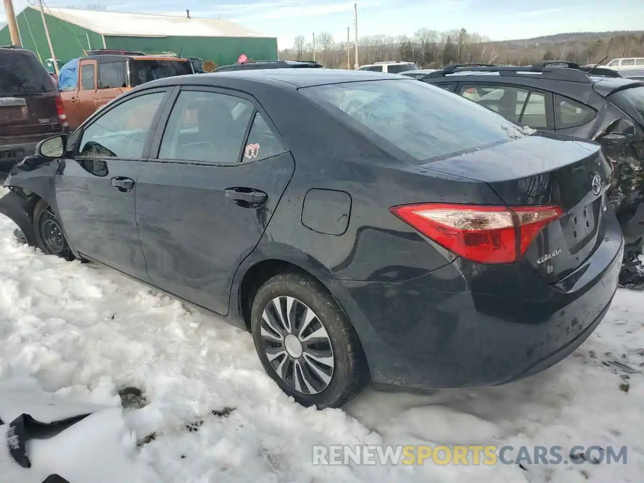 2 Фотография поврежденного автомобиля 2T1BURHE2KC137337 TOYOTA COROLLA 2019