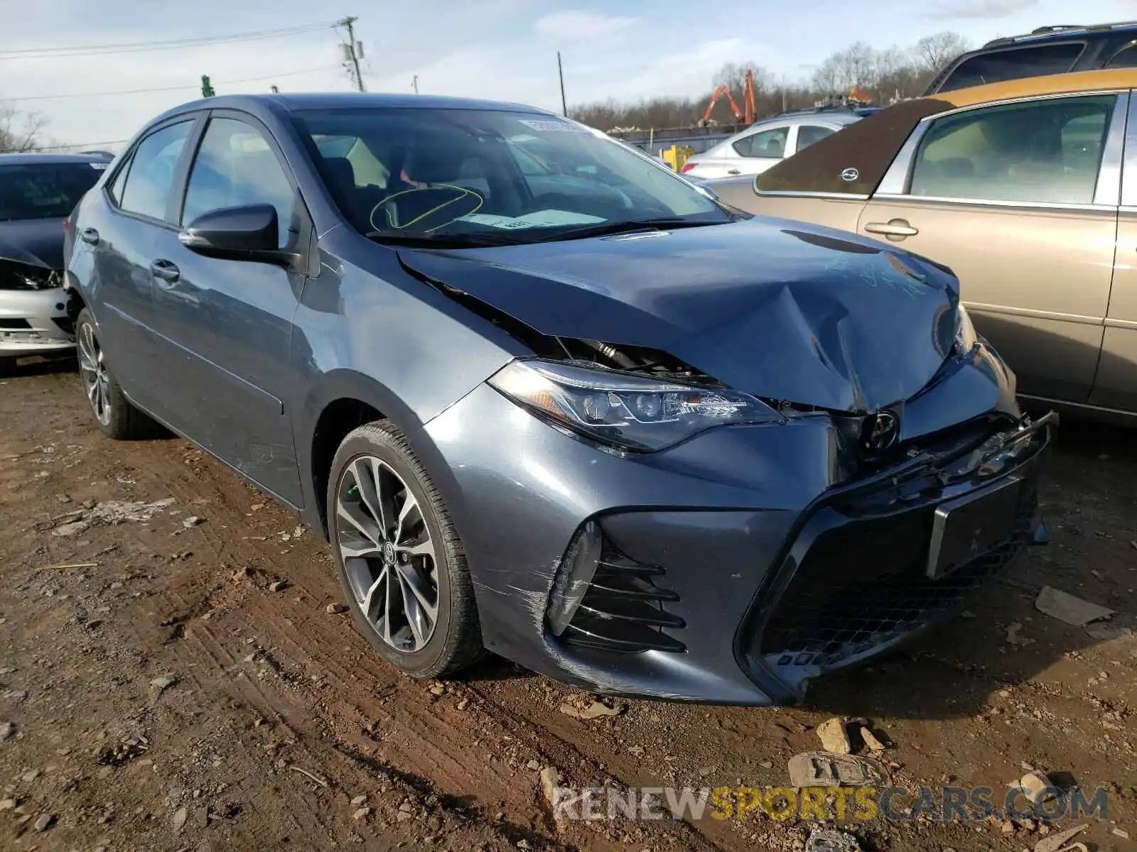 1 Photograph of a damaged car 2T1BURHE2KC139489 TOYOTA COROLLA 2019