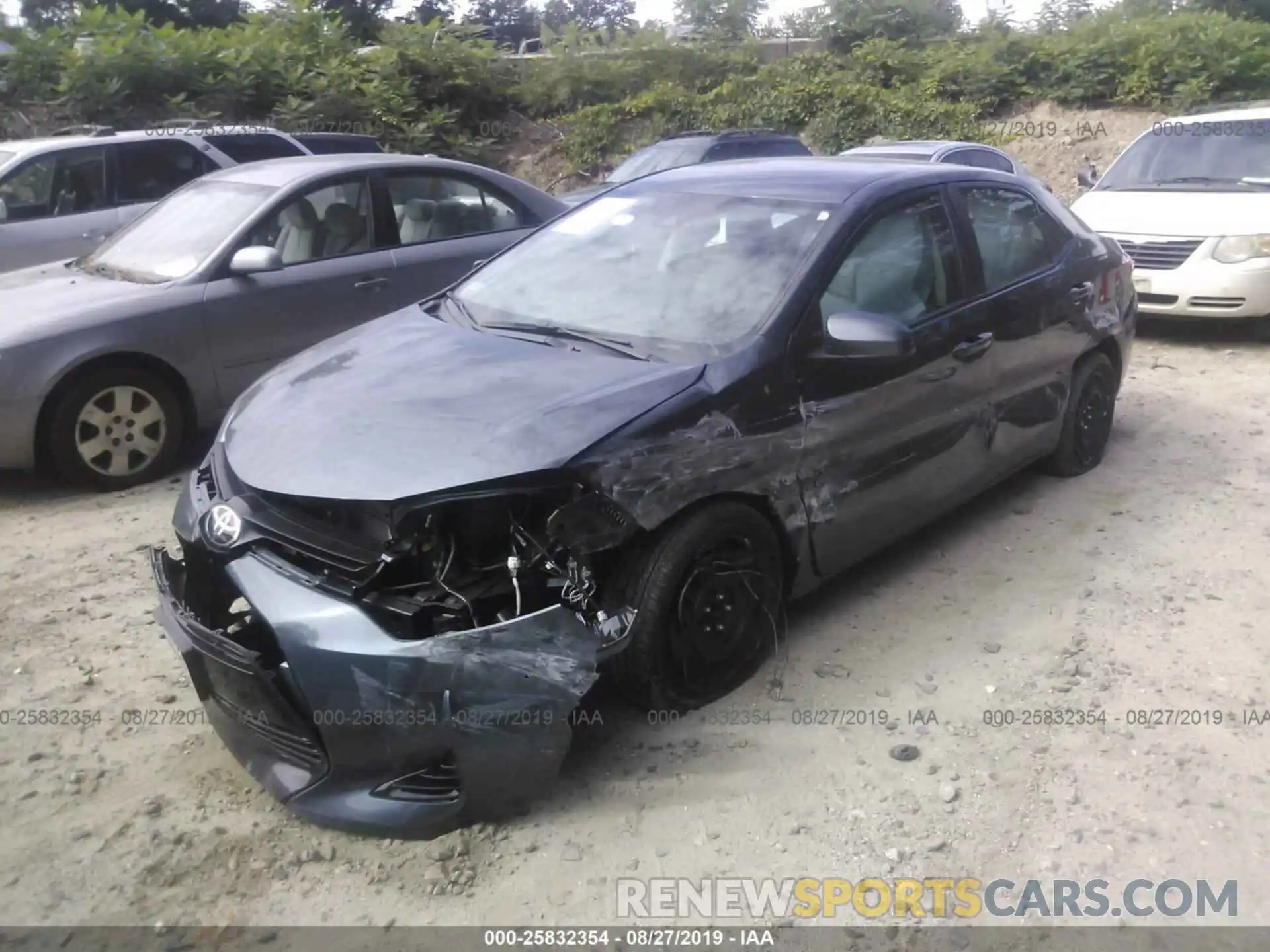 2 Photograph of a damaged car 2T1BURHE2KC140142 TOYOTA COROLLA 2019