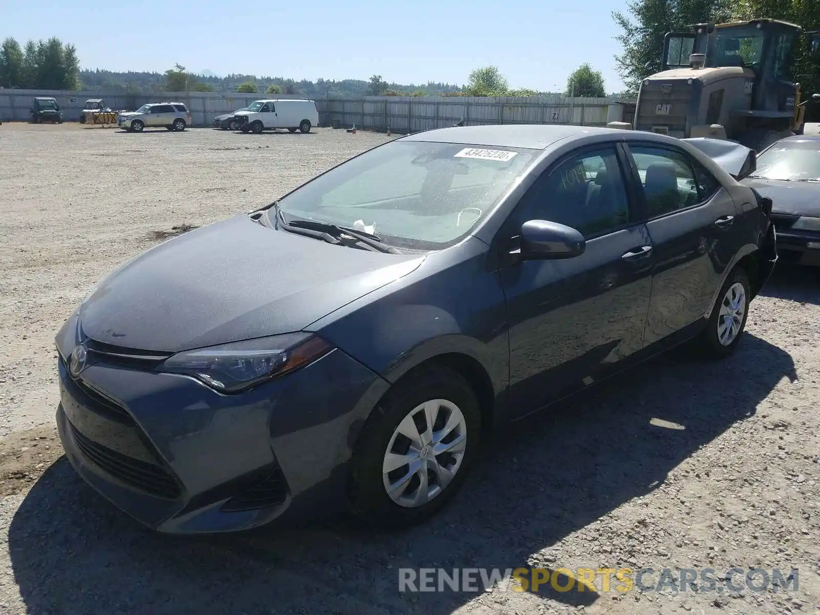 2 Photograph of a damaged car 2T1BURHE2KC140531 TOYOTA COROLLA 2019