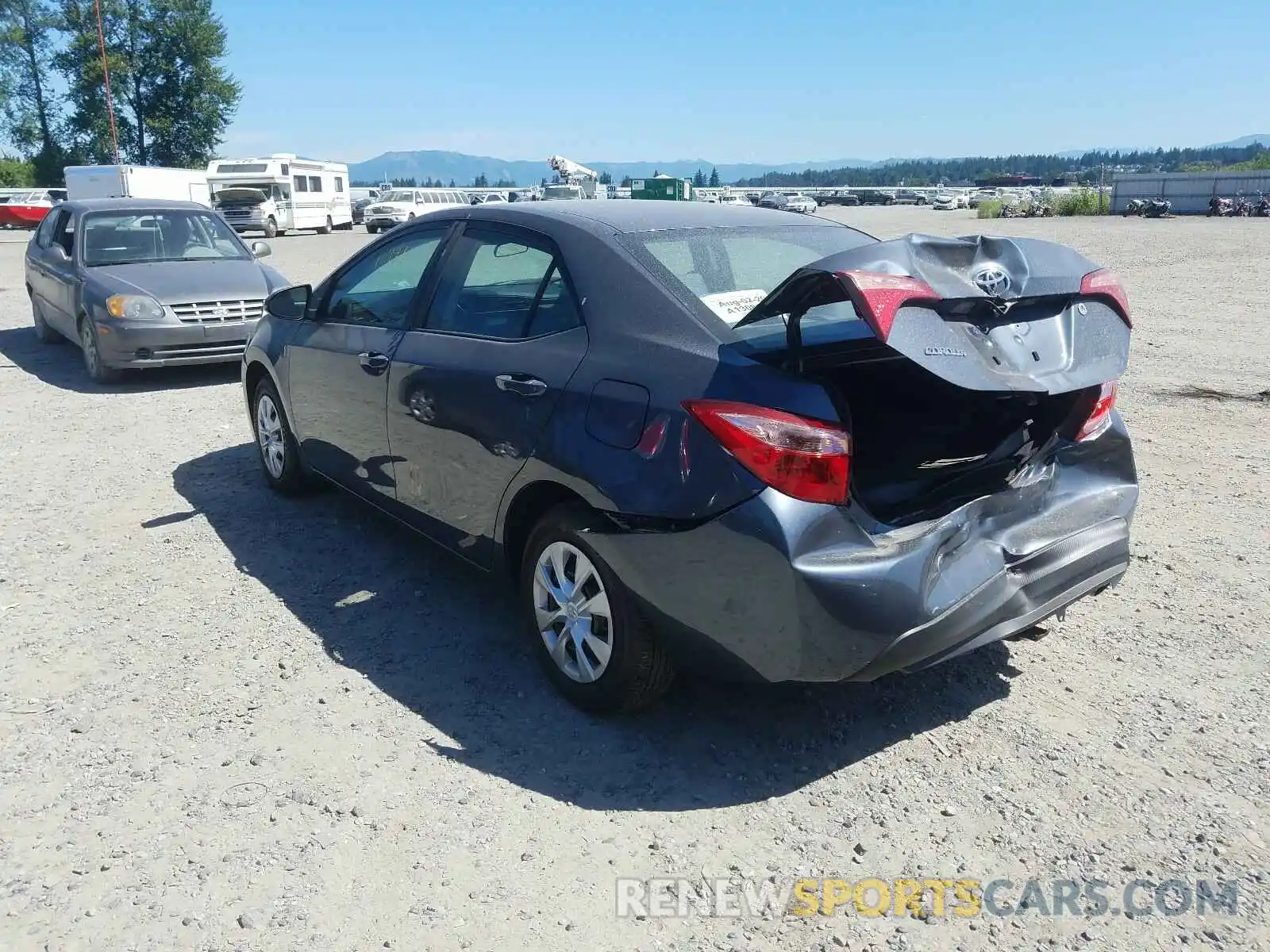 3 Photograph of a damaged car 2T1BURHE2KC140531 TOYOTA COROLLA 2019