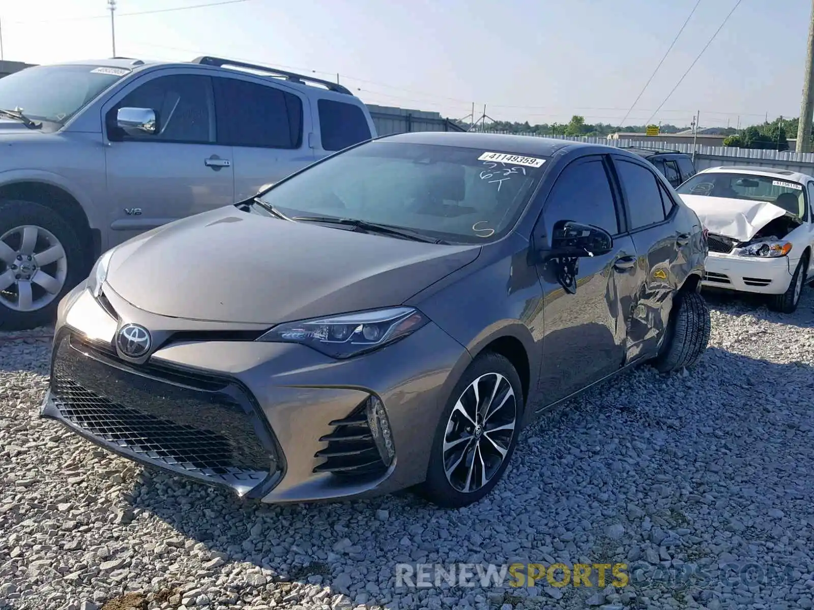 2 Photograph of a damaged car 2T1BURHE2KC140867 TOYOTA COROLLA 2019