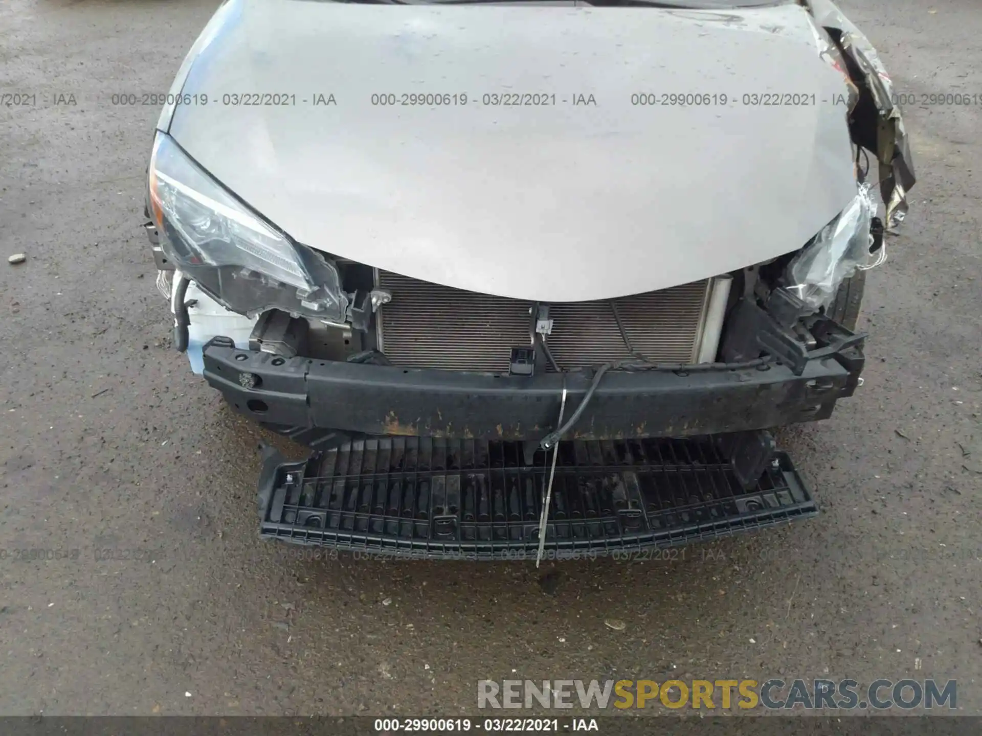 6 Фотография поврежденного автомобиля 2T1BURHE2KC141484 TOYOTA COROLLA 2019