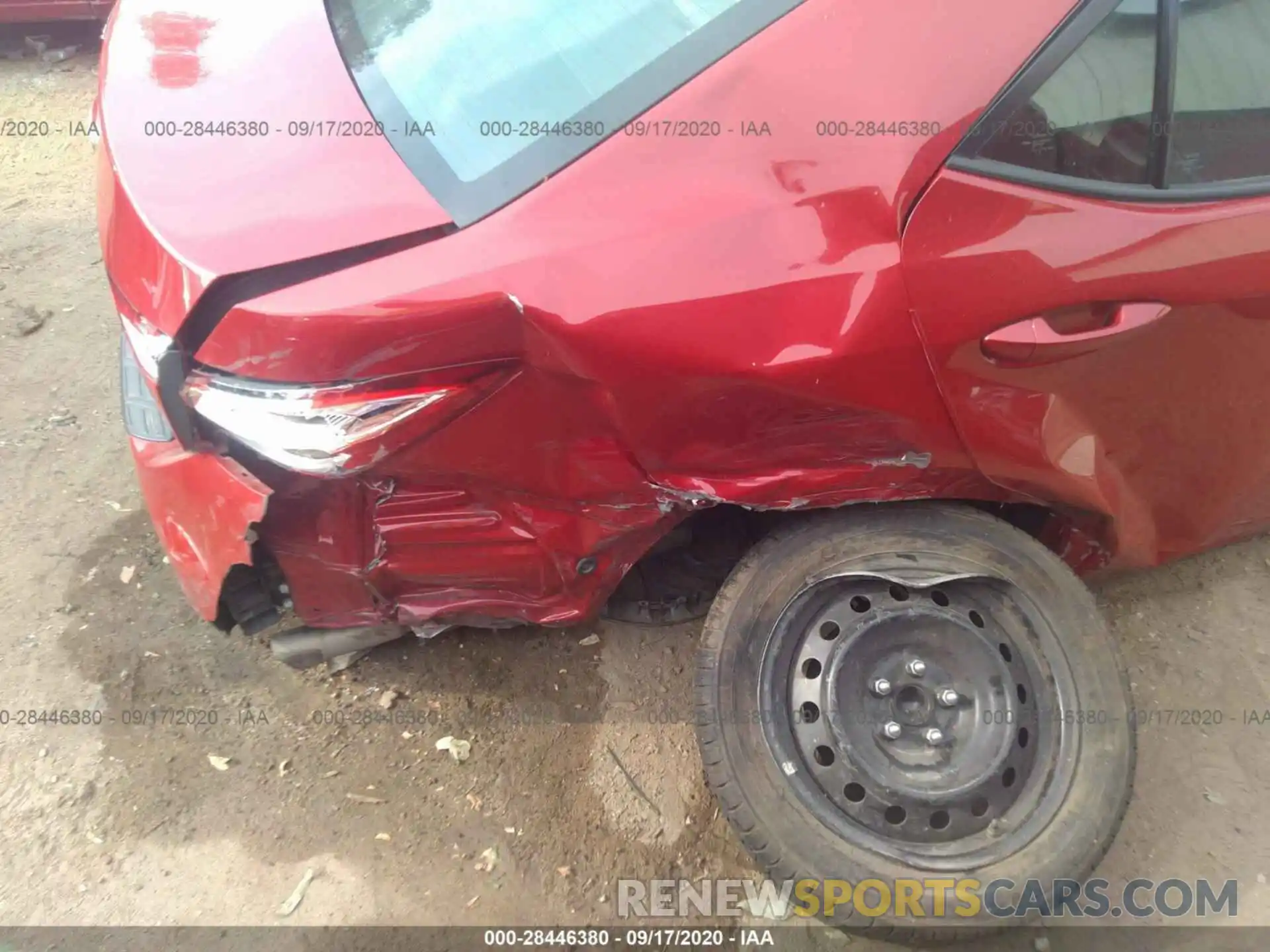 6 Фотография поврежденного автомобиля 2T1BURHE2KC141565 TOYOTA COROLLA 2019