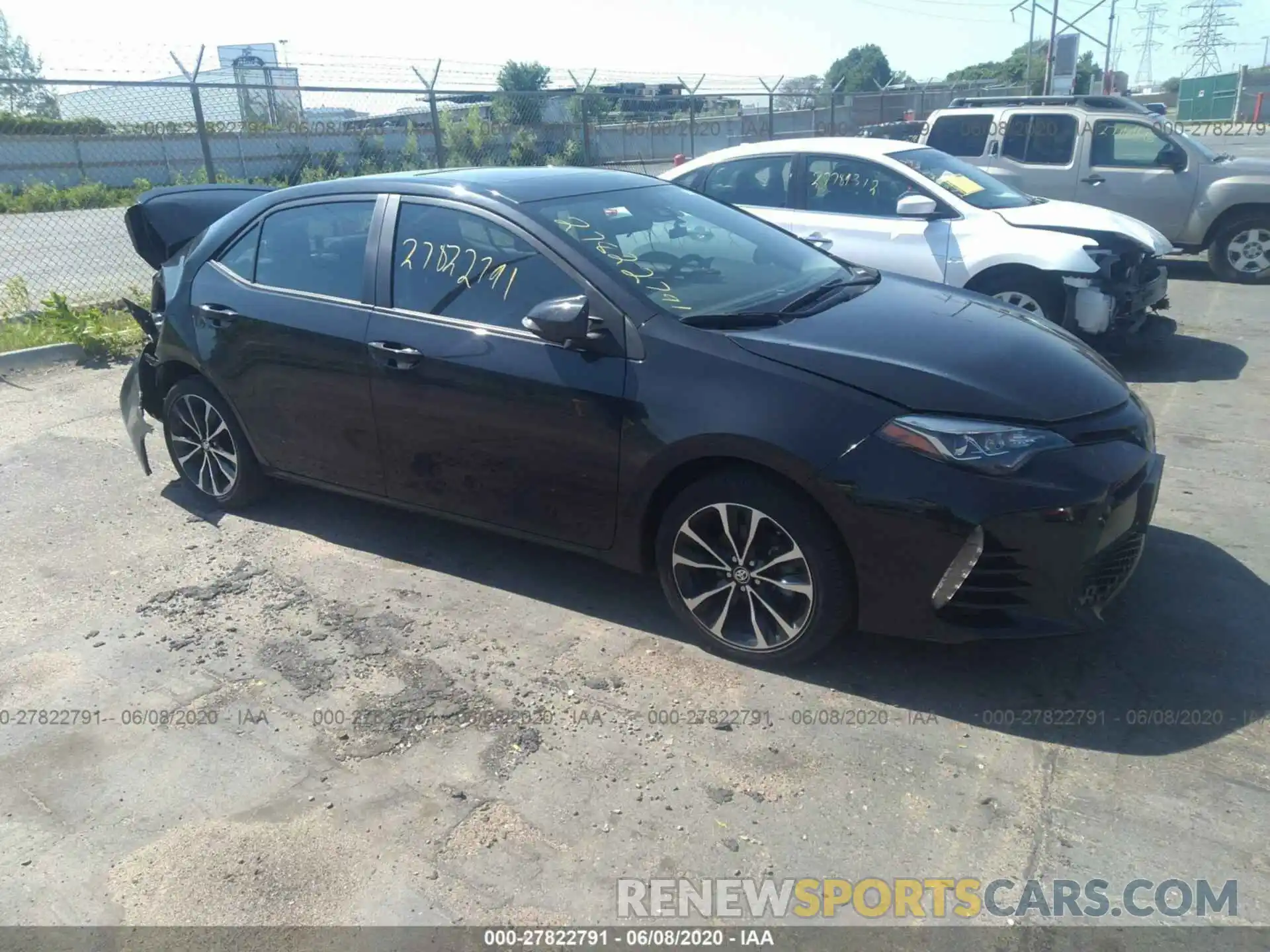 1 Photograph of a damaged car 2T1BURHE2KC141615 TOYOTA COROLLA 2019