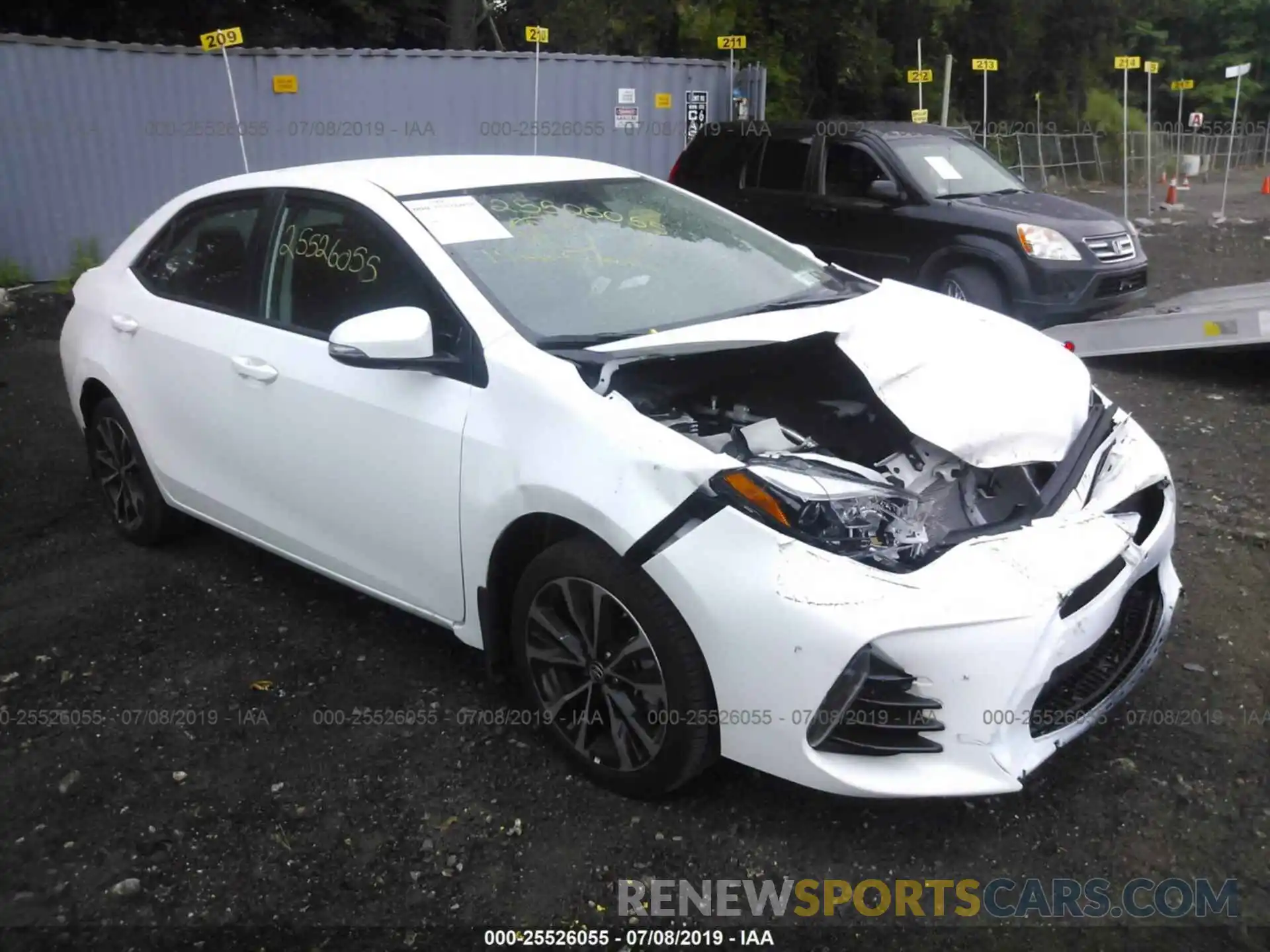 1 Photograph of a damaged car 2T1BURHE2KC141761 TOYOTA COROLLA 2019