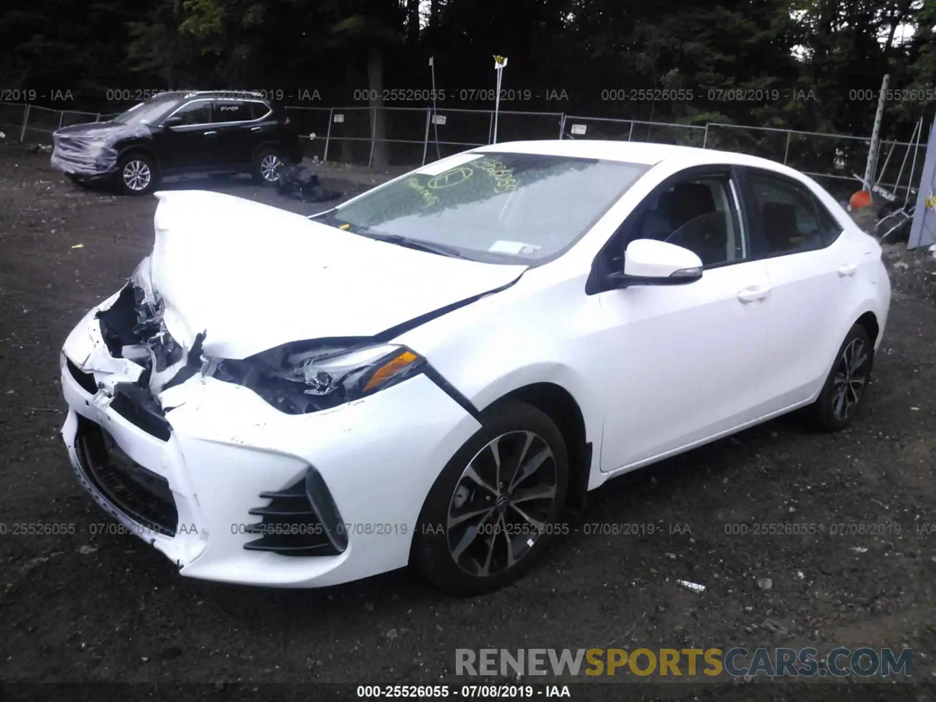 2 Photograph of a damaged car 2T1BURHE2KC141761 TOYOTA COROLLA 2019