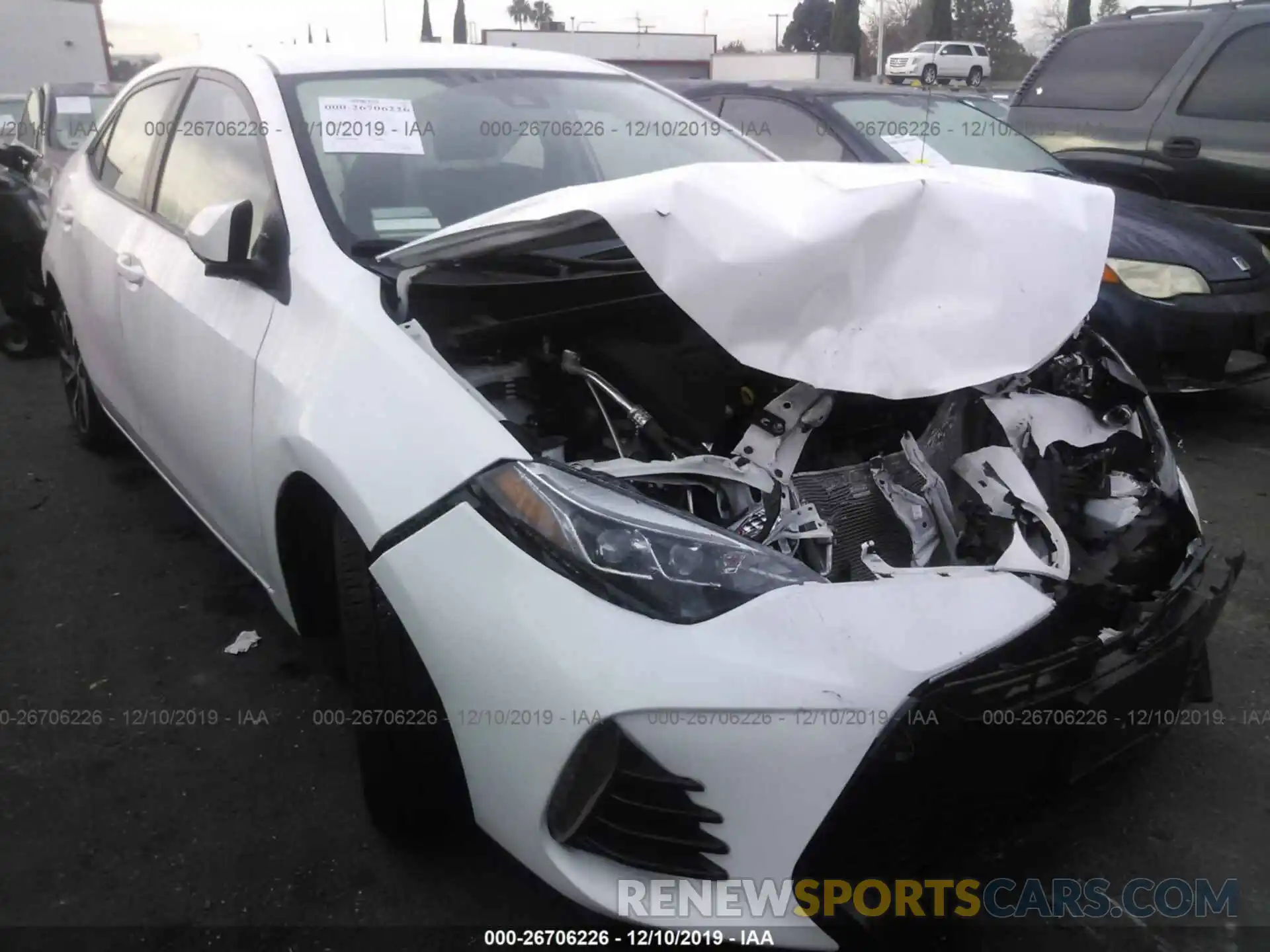 1 Photograph of a damaged car 2T1BURHE2KC142389 TOYOTA COROLLA 2019