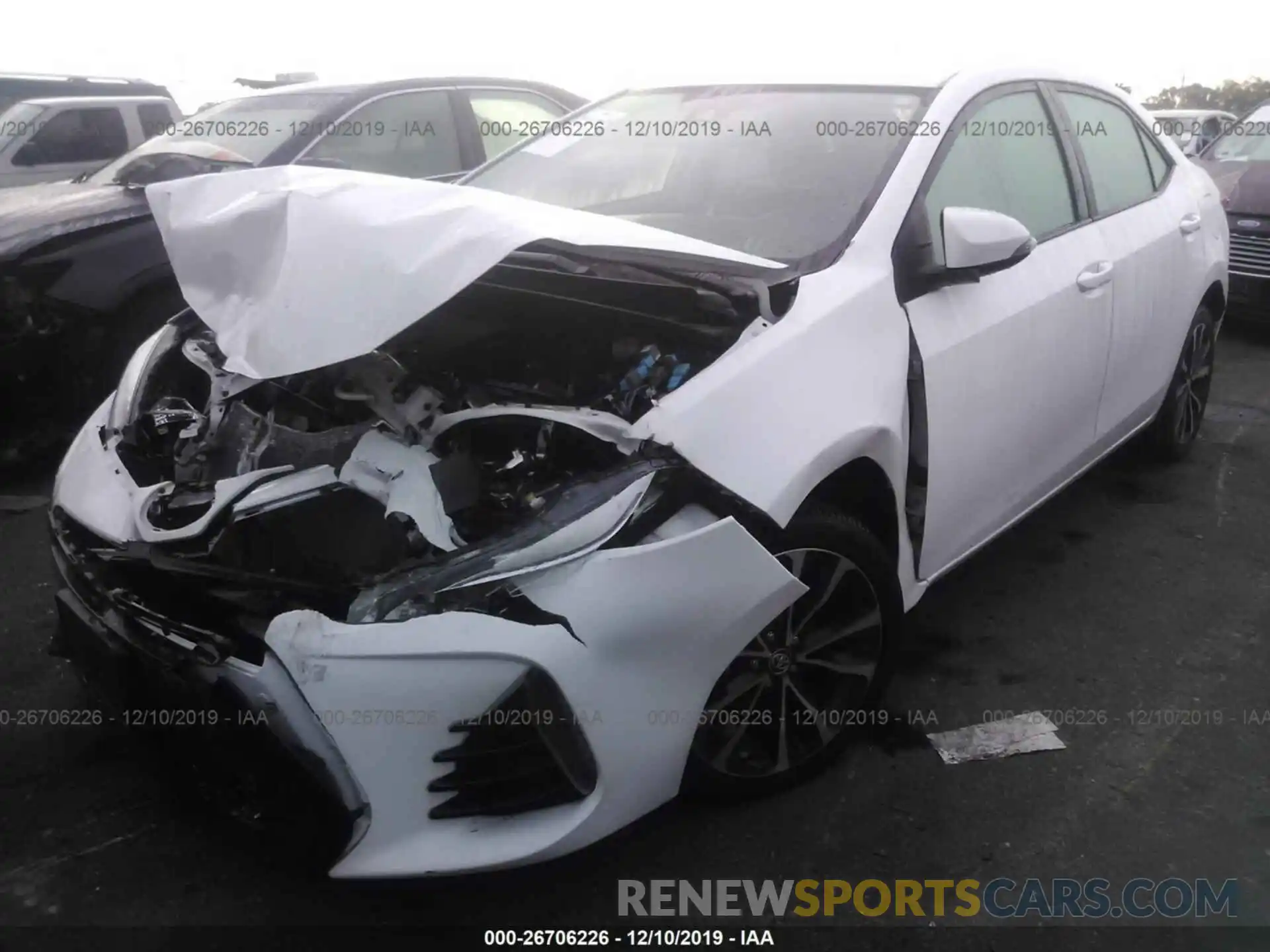 2 Photograph of a damaged car 2T1BURHE2KC142389 TOYOTA COROLLA 2019