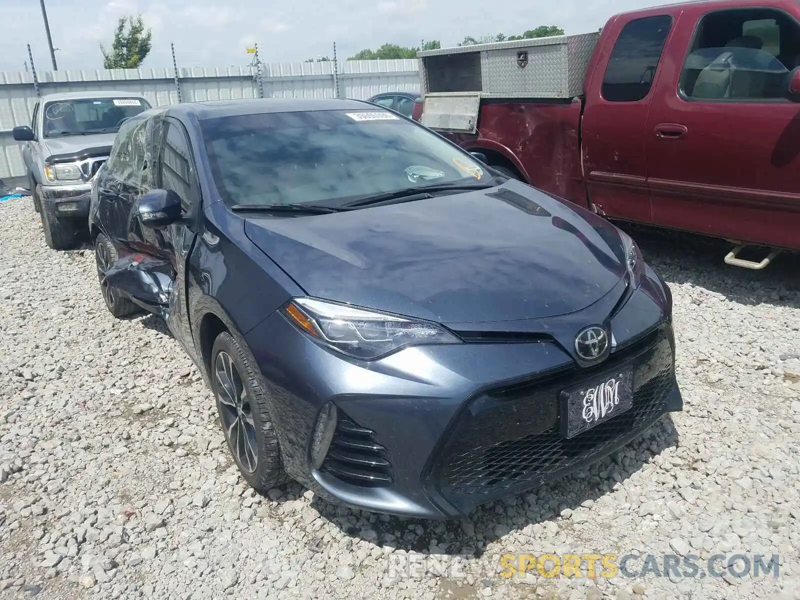 1 Photograph of a damaged car 2T1BURHE2KC142621 TOYOTA COROLLA 2019