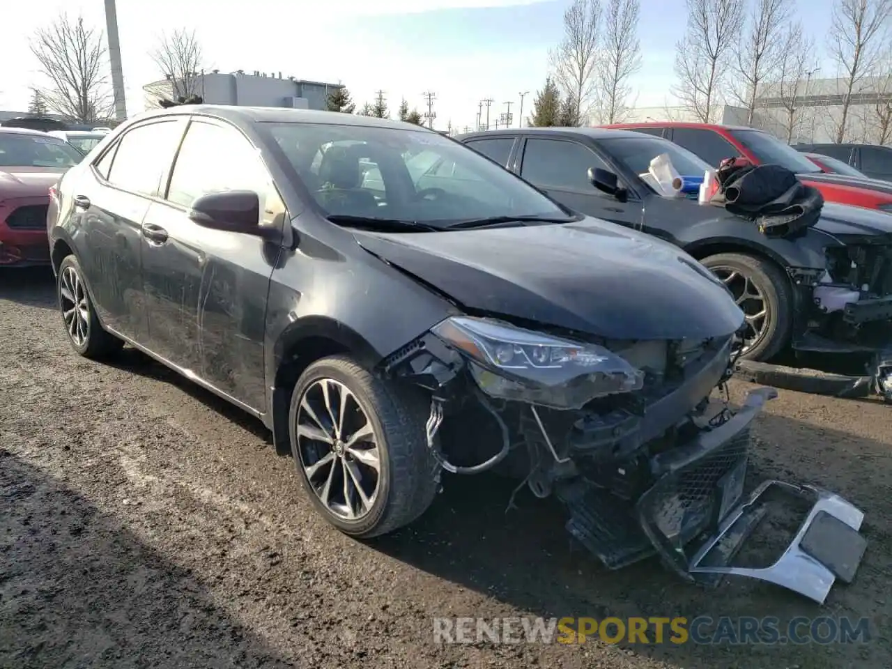 1 Photograph of a damaged car 2T1BURHE2KC142828 TOYOTA COROLLA 2019