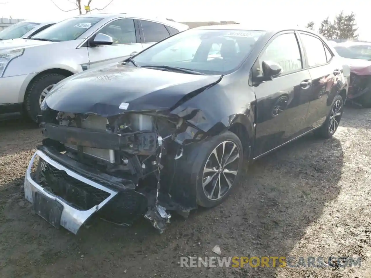 2 Photograph of a damaged car 2T1BURHE2KC142828 TOYOTA COROLLA 2019