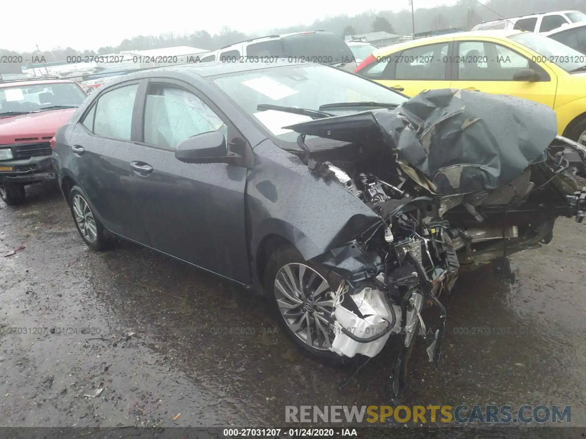 1 Photograph of a damaged car 2T1BURHE2KC143686 TOYOTA COROLLA 2019