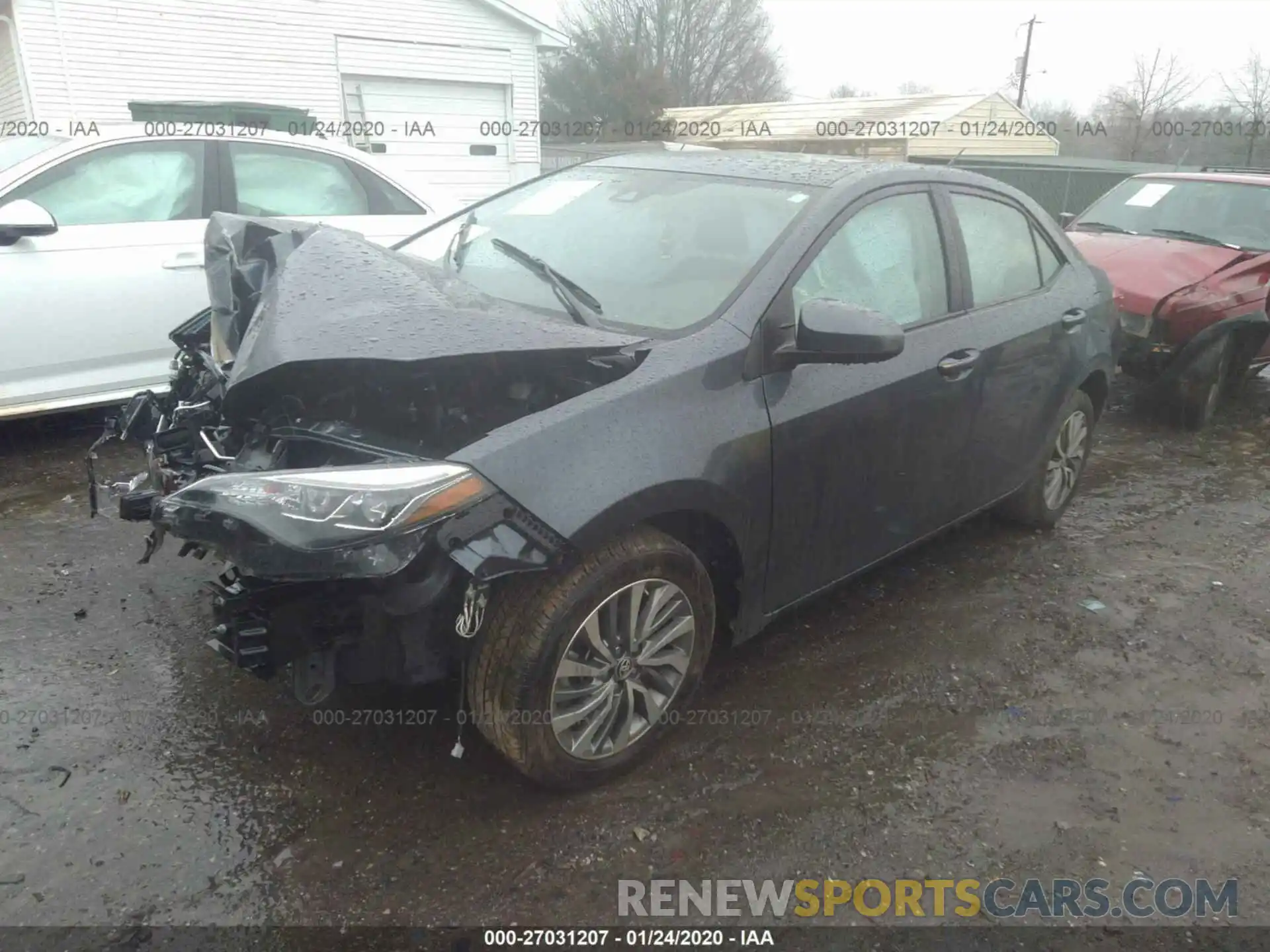 2 Photograph of a damaged car 2T1BURHE2KC143686 TOYOTA COROLLA 2019