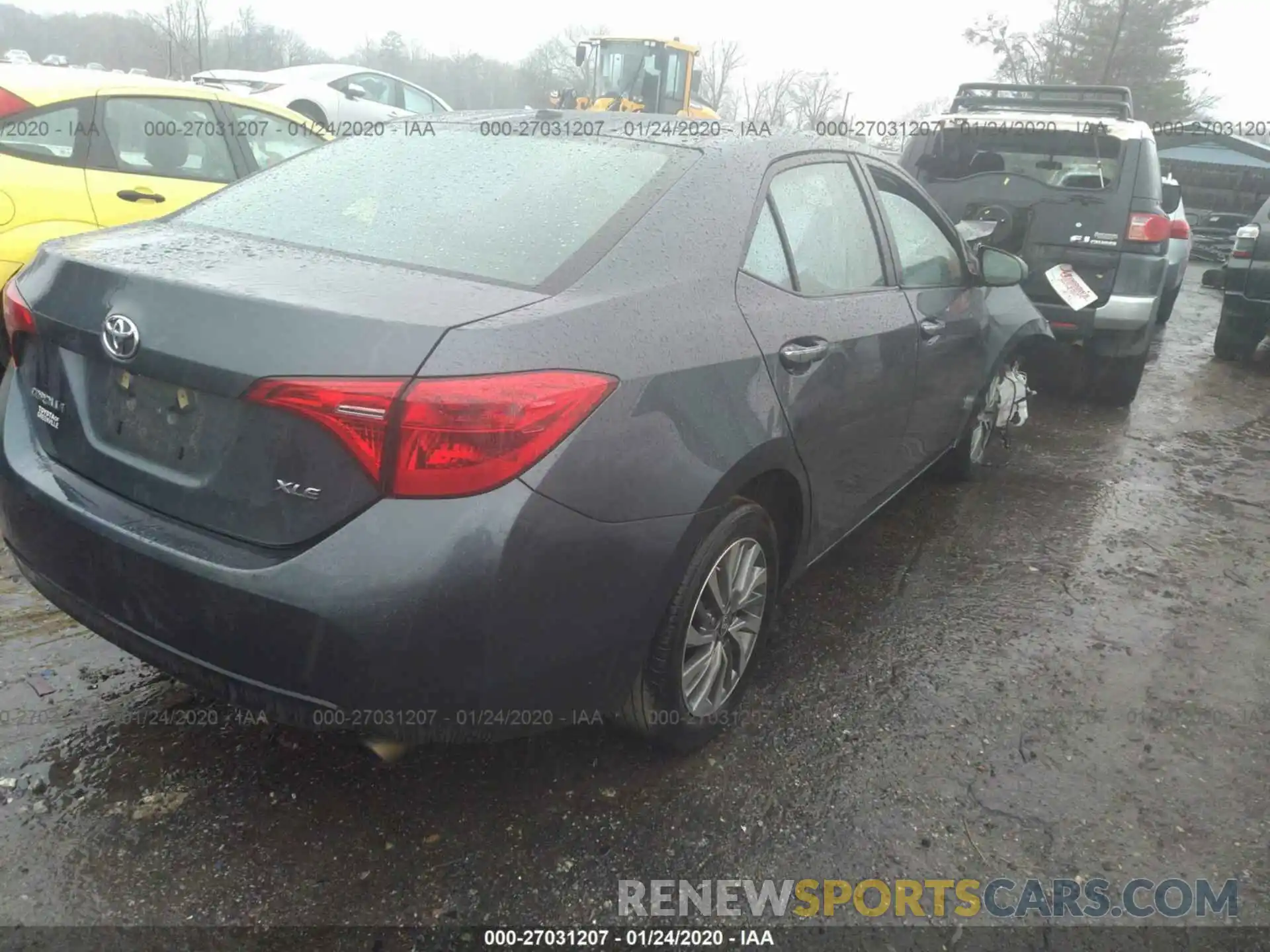 4 Photograph of a damaged car 2T1BURHE2KC143686 TOYOTA COROLLA 2019