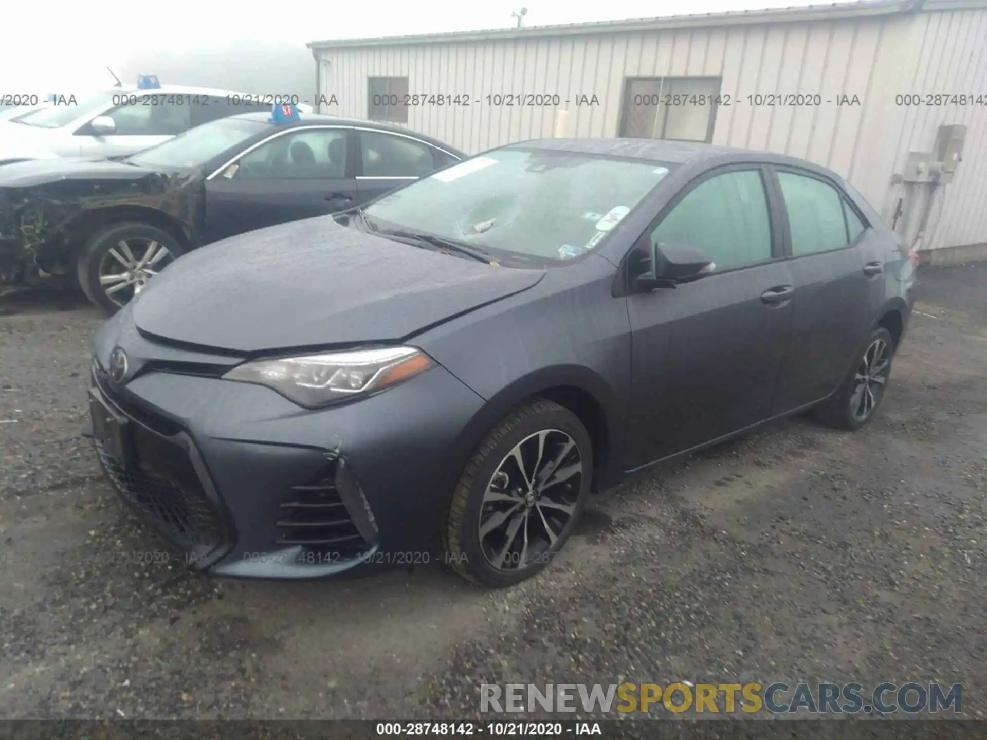 2 Photograph of a damaged car 2T1BURHE2KC143977 TOYOTA COROLLA 2019