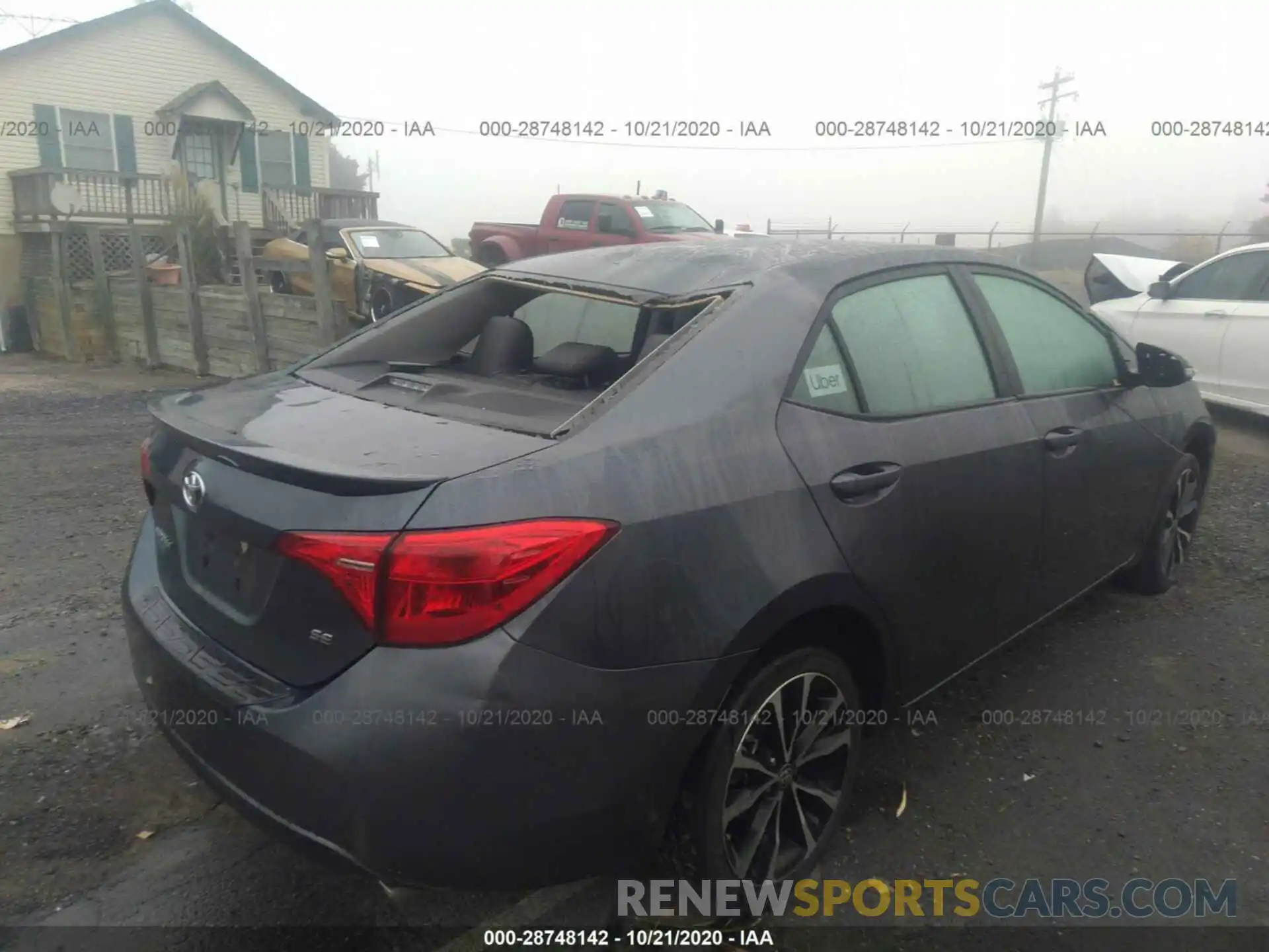 6 Photograph of a damaged car 2T1BURHE2KC143977 TOYOTA COROLLA 2019