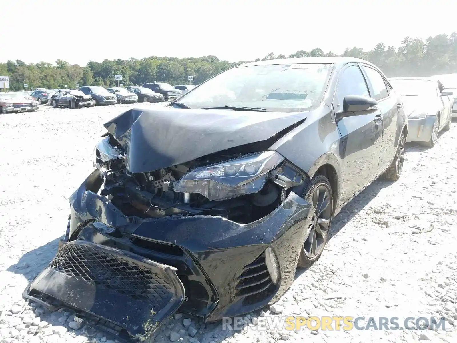 2 Photograph of a damaged car 2T1BURHE2KC144384 TOYOTA COROLLA 2019