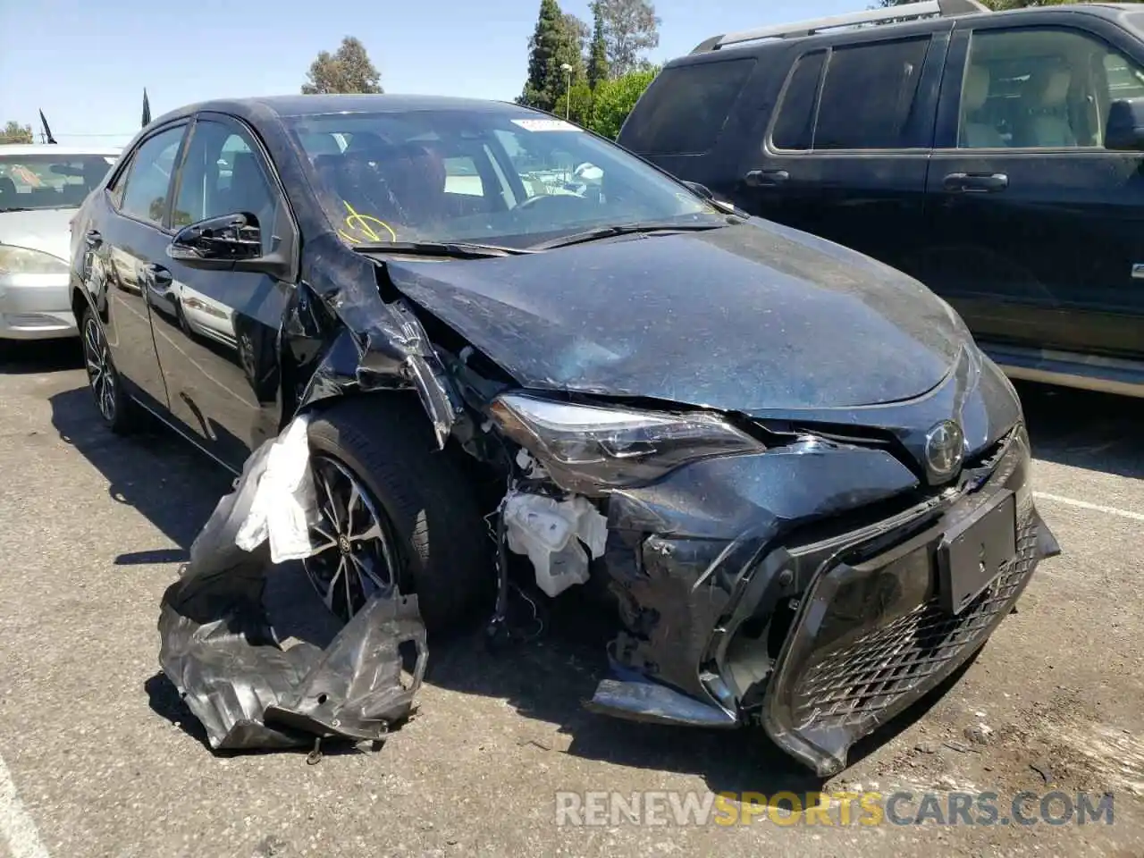 1 Photograph of a damaged car 2T1BURHE2KC144689 TOYOTA COROLLA 2019