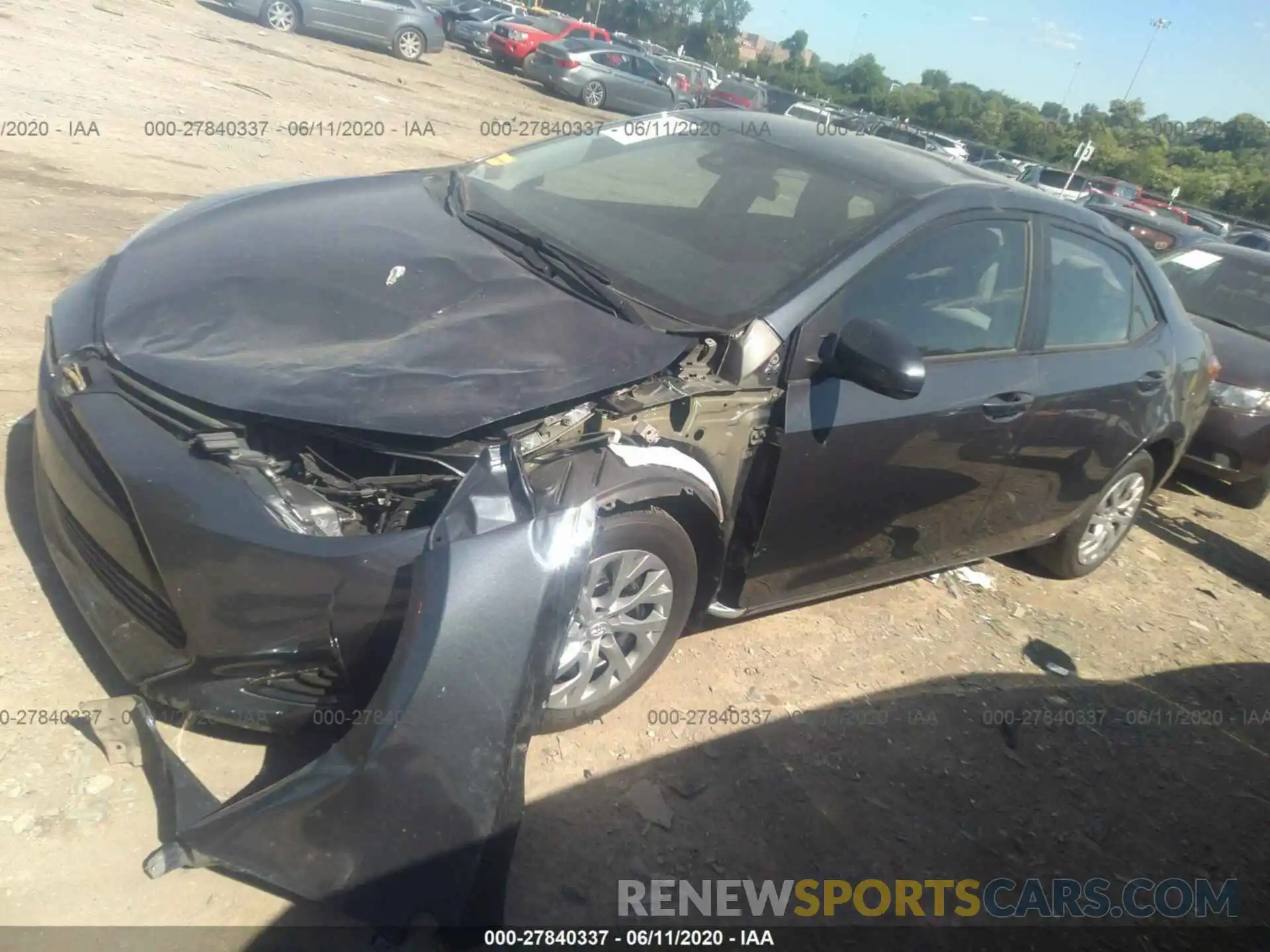 2 Photograph of a damaged car 2T1BURHE2KC145017 TOYOTA COROLLA 2019