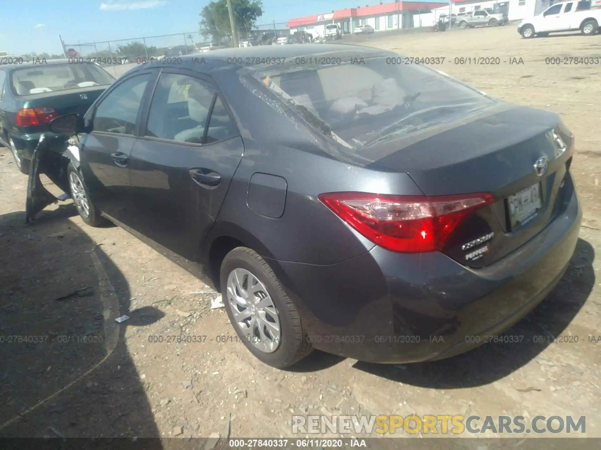 3 Photograph of a damaged car 2T1BURHE2KC145017 TOYOTA COROLLA 2019