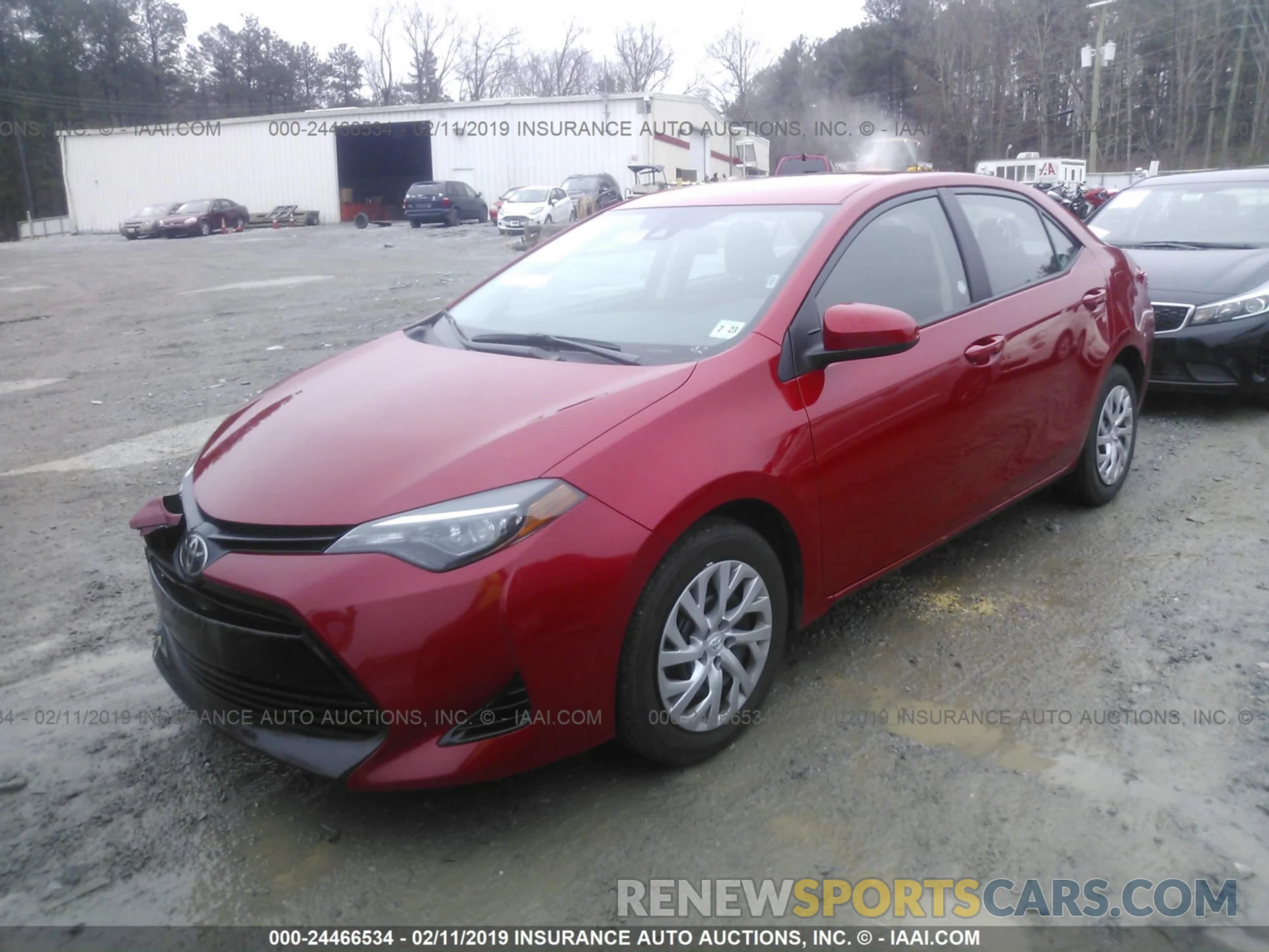 2 Photograph of a damaged car 2T1BURHE2KC145082 TOYOTA COROLLA 2019