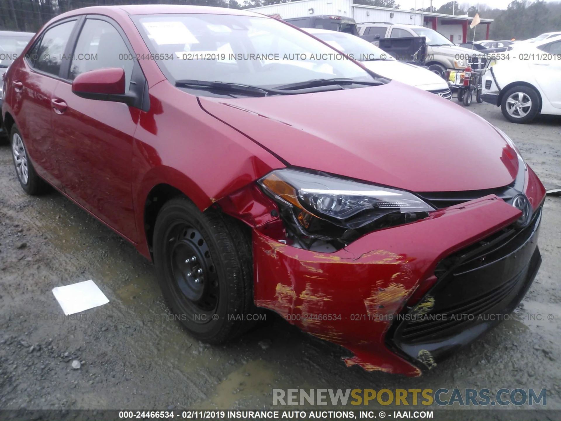 6 Photograph of a damaged car 2T1BURHE2KC145082 TOYOTA COROLLA 2019