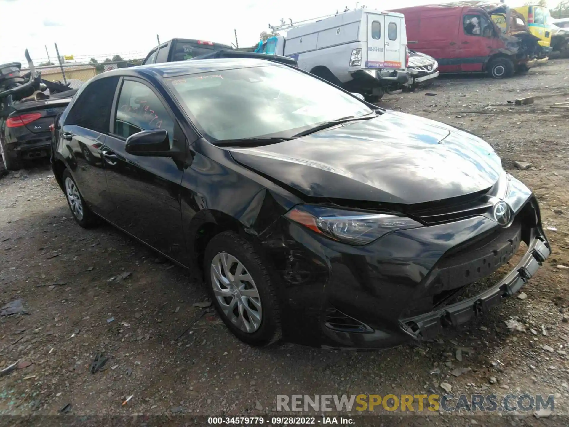 1 Photograph of a damaged car 2T1BURHE2KC145213 TOYOTA COROLLA 2019