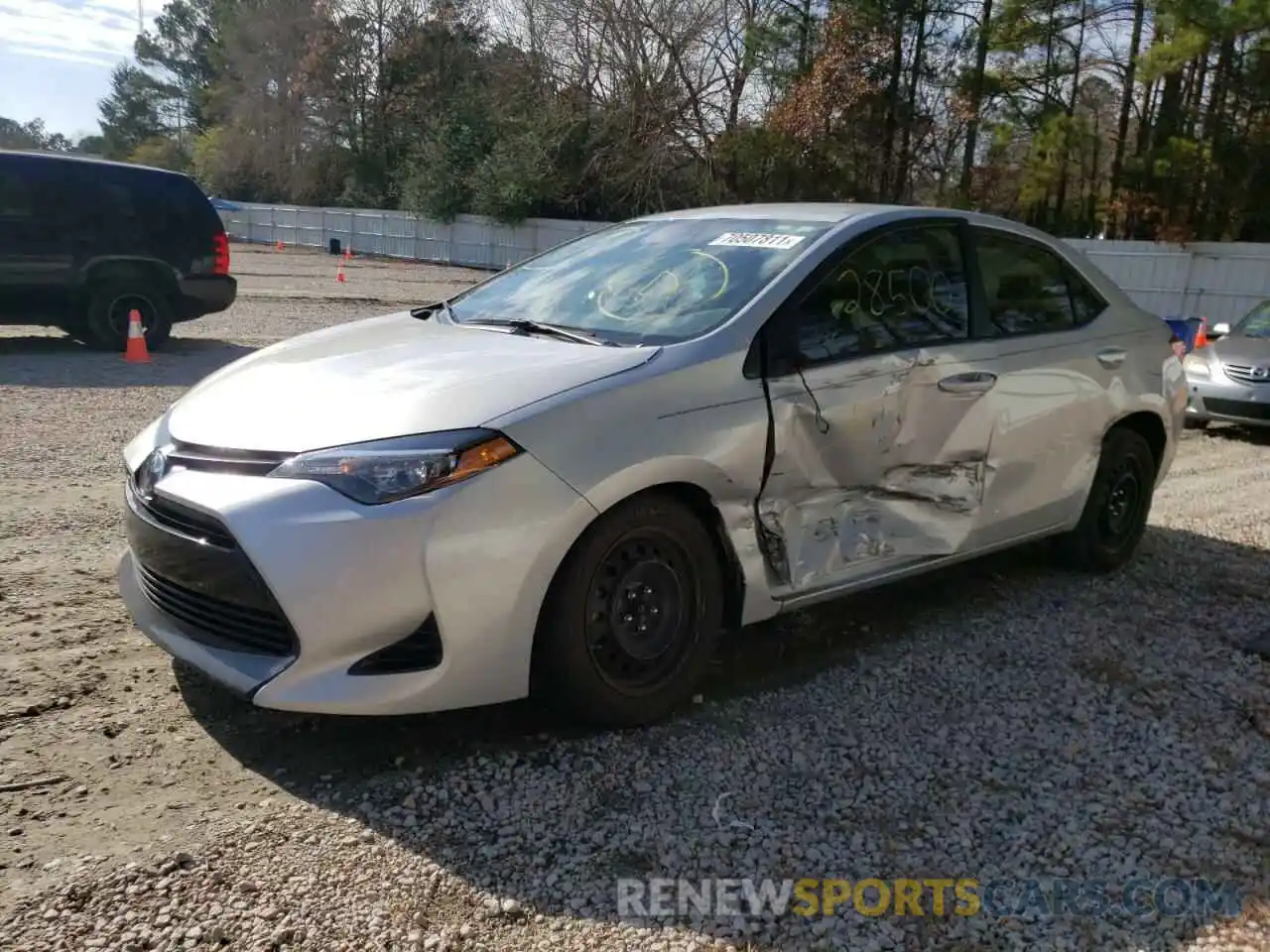 2 Photograph of a damaged car 2T1BURHE2KC145793 TOYOTA COROLLA 2019