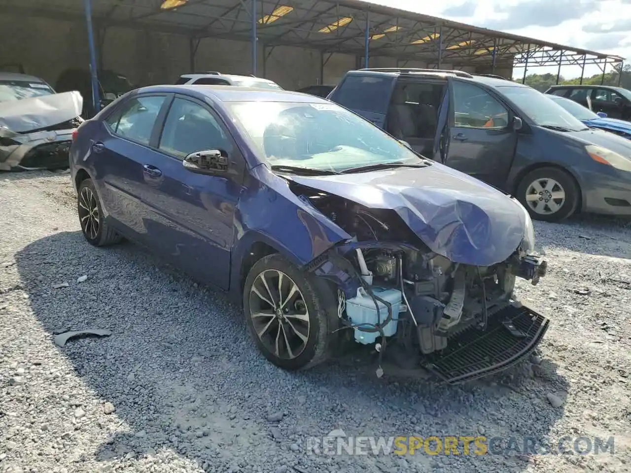 1 Photograph of a damaged car 2T1BURHE2KC146250 TOYOTA COROLLA 2019