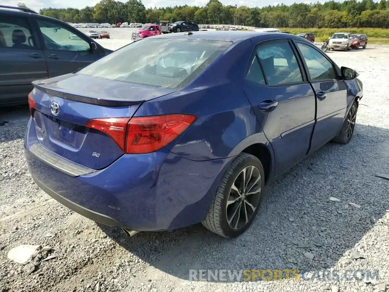 4 Photograph of a damaged car 2T1BURHE2KC146250 TOYOTA COROLLA 2019