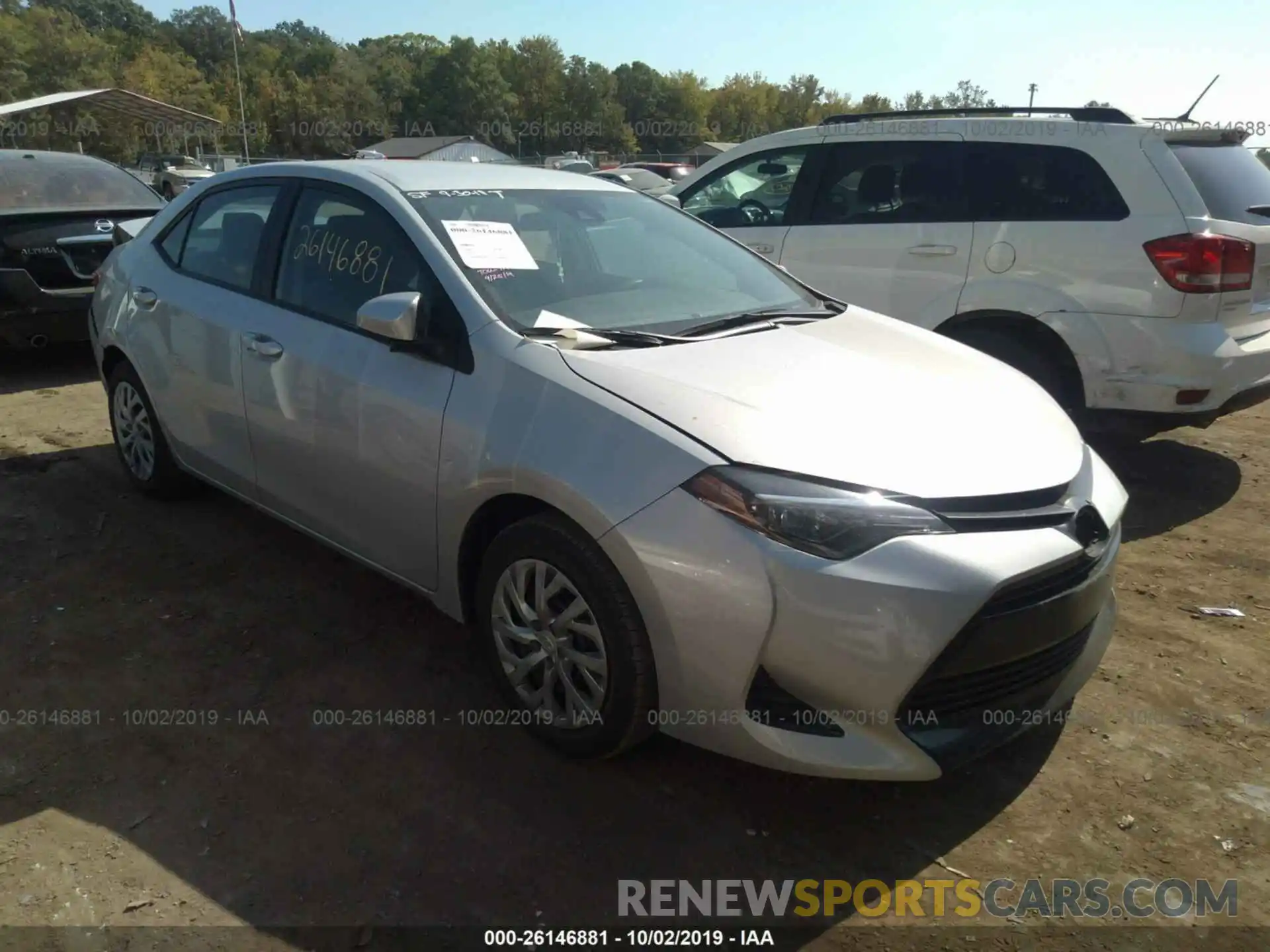 1 Photograph of a damaged car 2T1BURHE2KC146765 TOYOTA COROLLA 2019