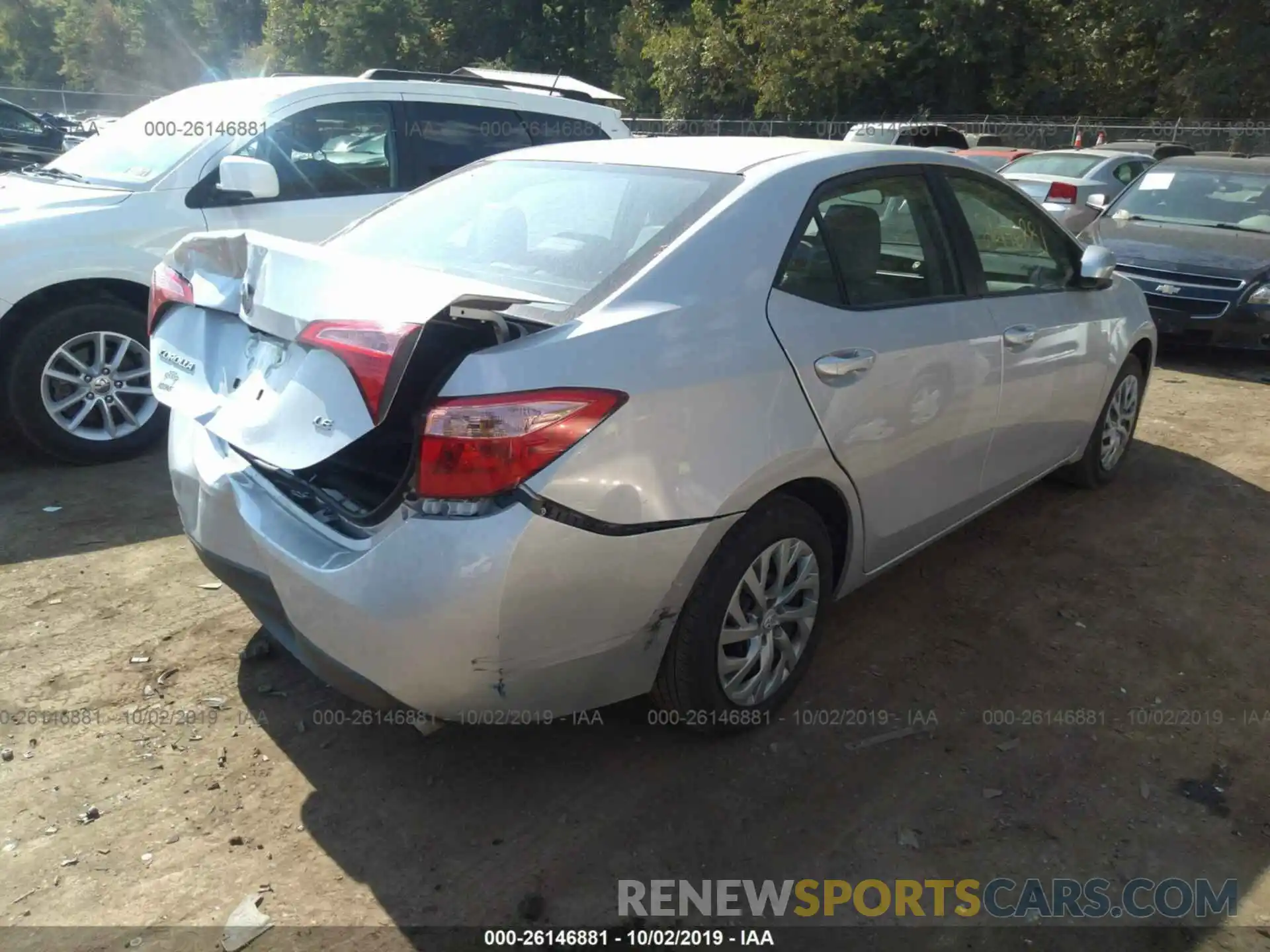 4 Photograph of a damaged car 2T1BURHE2KC146765 TOYOTA COROLLA 2019