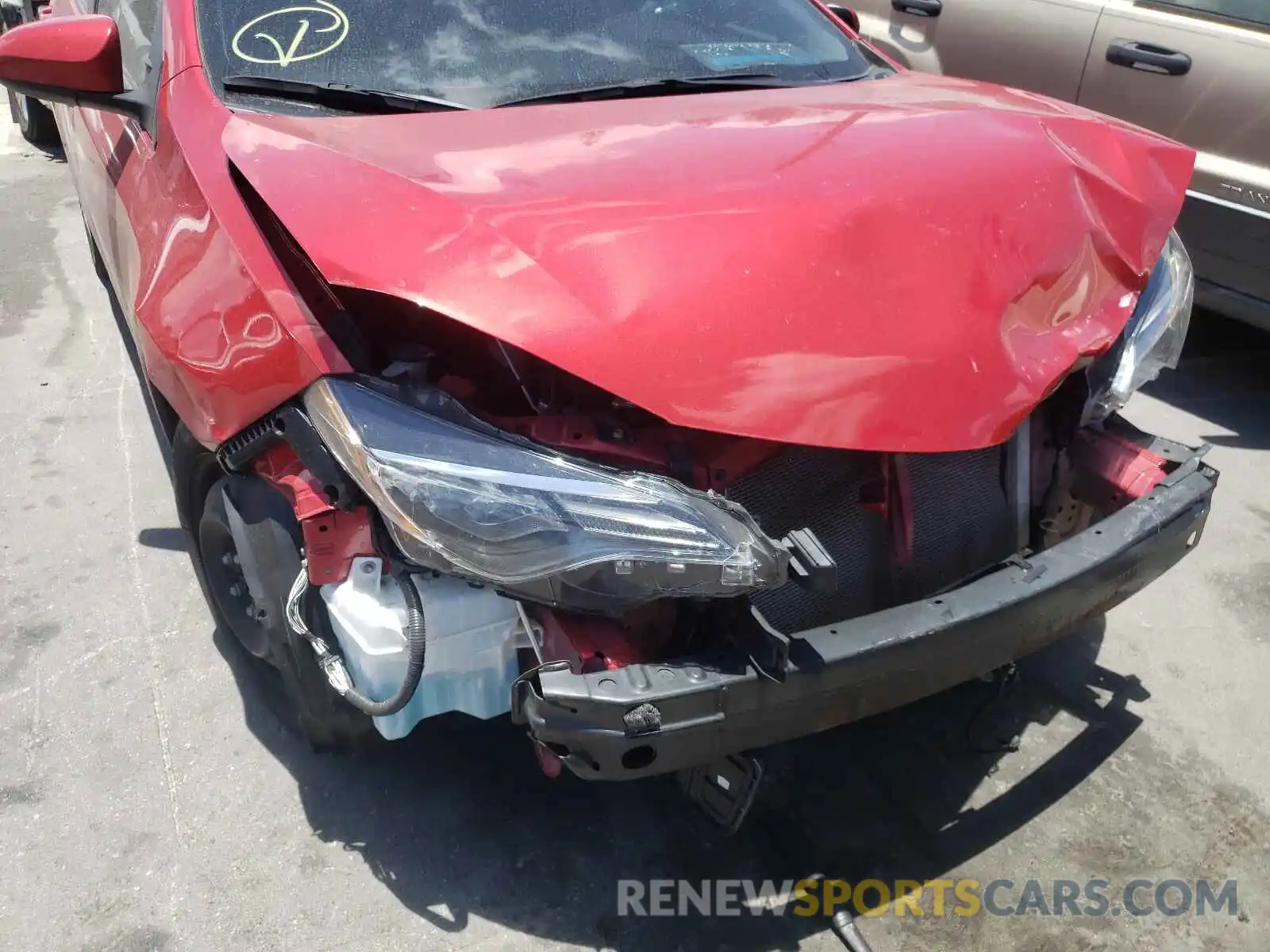 7 Photograph of a damaged car 2T1BURHE2KC147446 TOYOTA COROLLA 2019