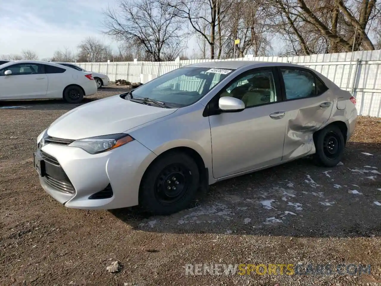 1 Photograph of a damaged car 2T1BURHE2KC147723 TOYOTA COROLLA 2019