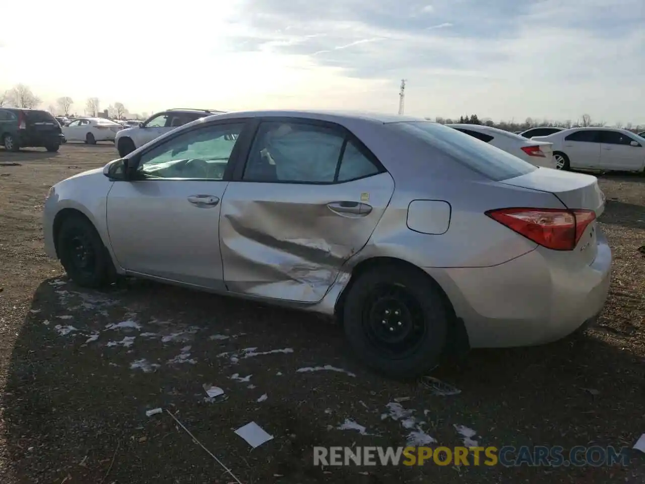 2 Photograph of a damaged car 2T1BURHE2KC147723 TOYOTA COROLLA 2019