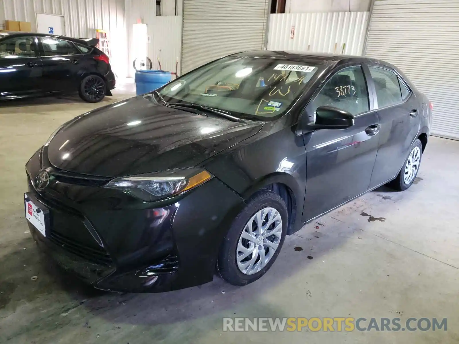 2 Photograph of a damaged car 2T1BURHE2KC147804 TOYOTA COROLLA 2019