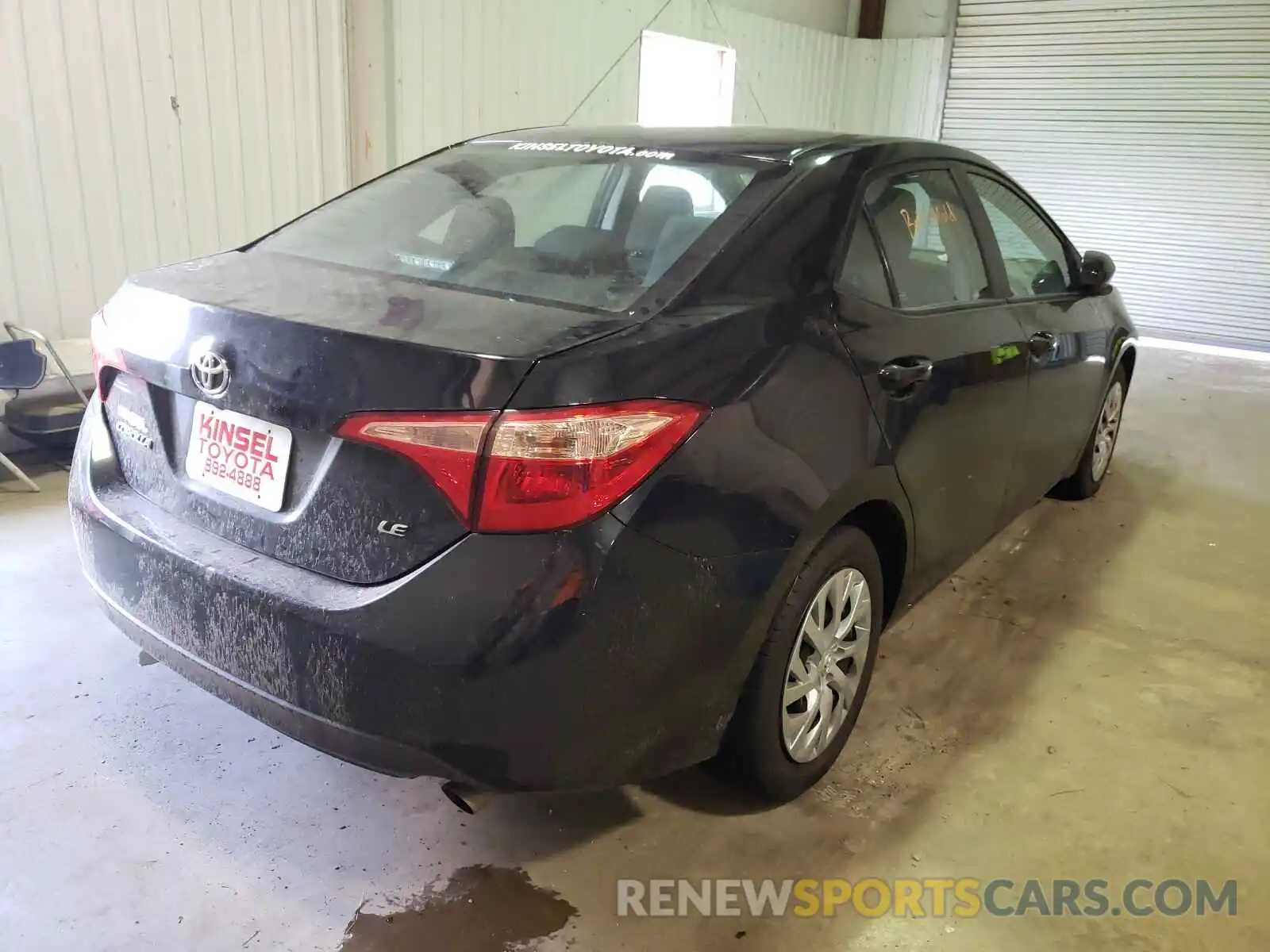 4 Photograph of a damaged car 2T1BURHE2KC147804 TOYOTA COROLLA 2019