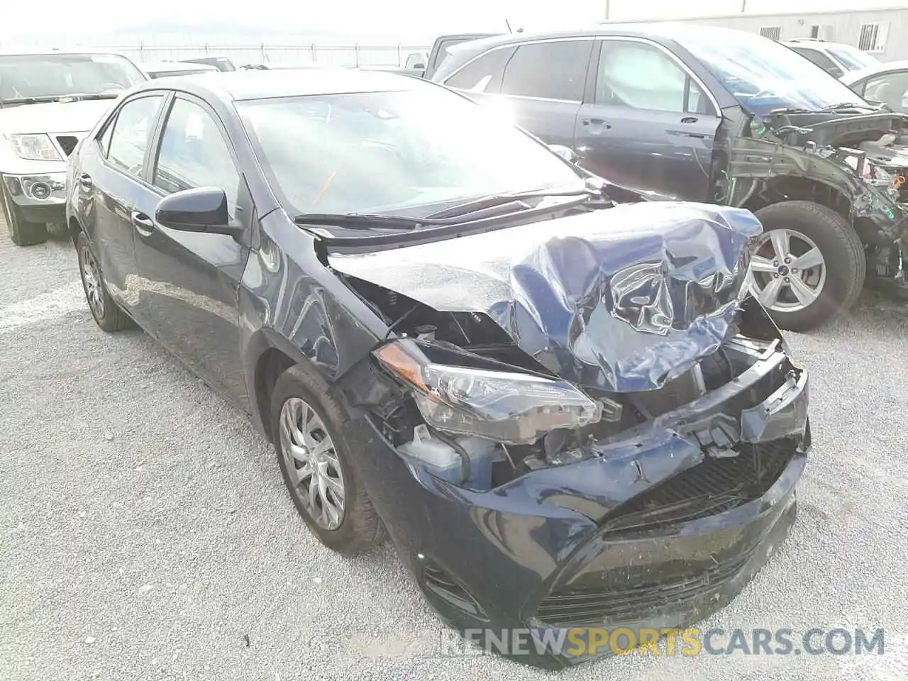 1 Photograph of a damaged car 2T1BURHE2KC148189 TOYOTA COROLLA 2019